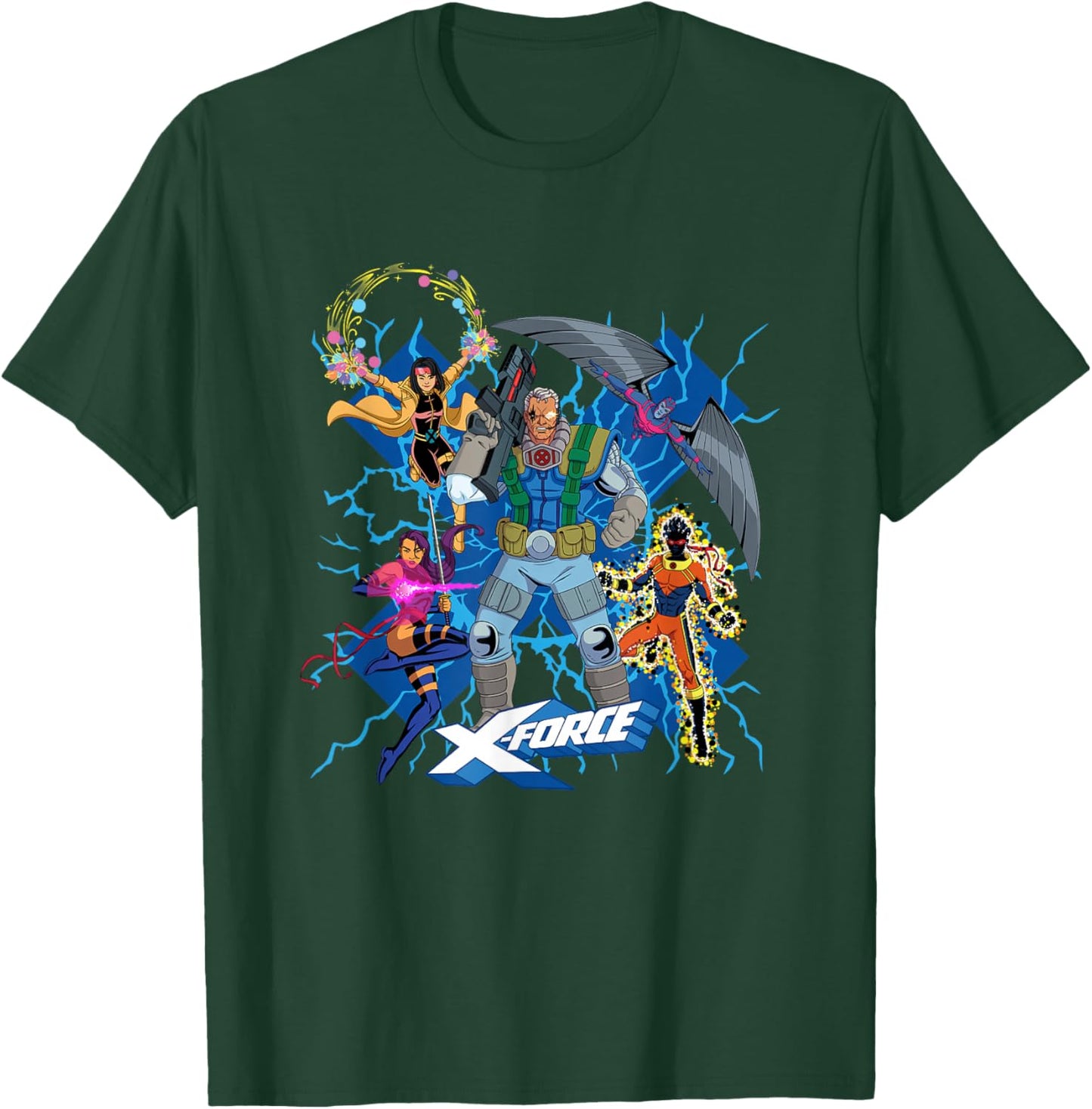 Marvel X-Men '97 X-Force Power Squad T-Shirt - T-Shirt | Forest