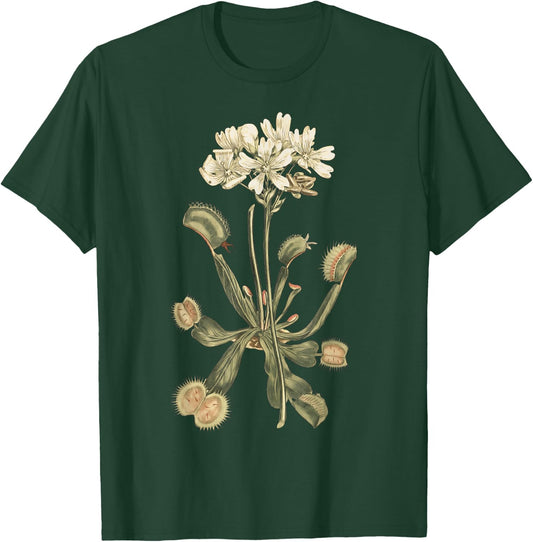Carnivorous Plants Venus Fly Trap Carnivore Flower T-Shirt - T-Shirt | Forest