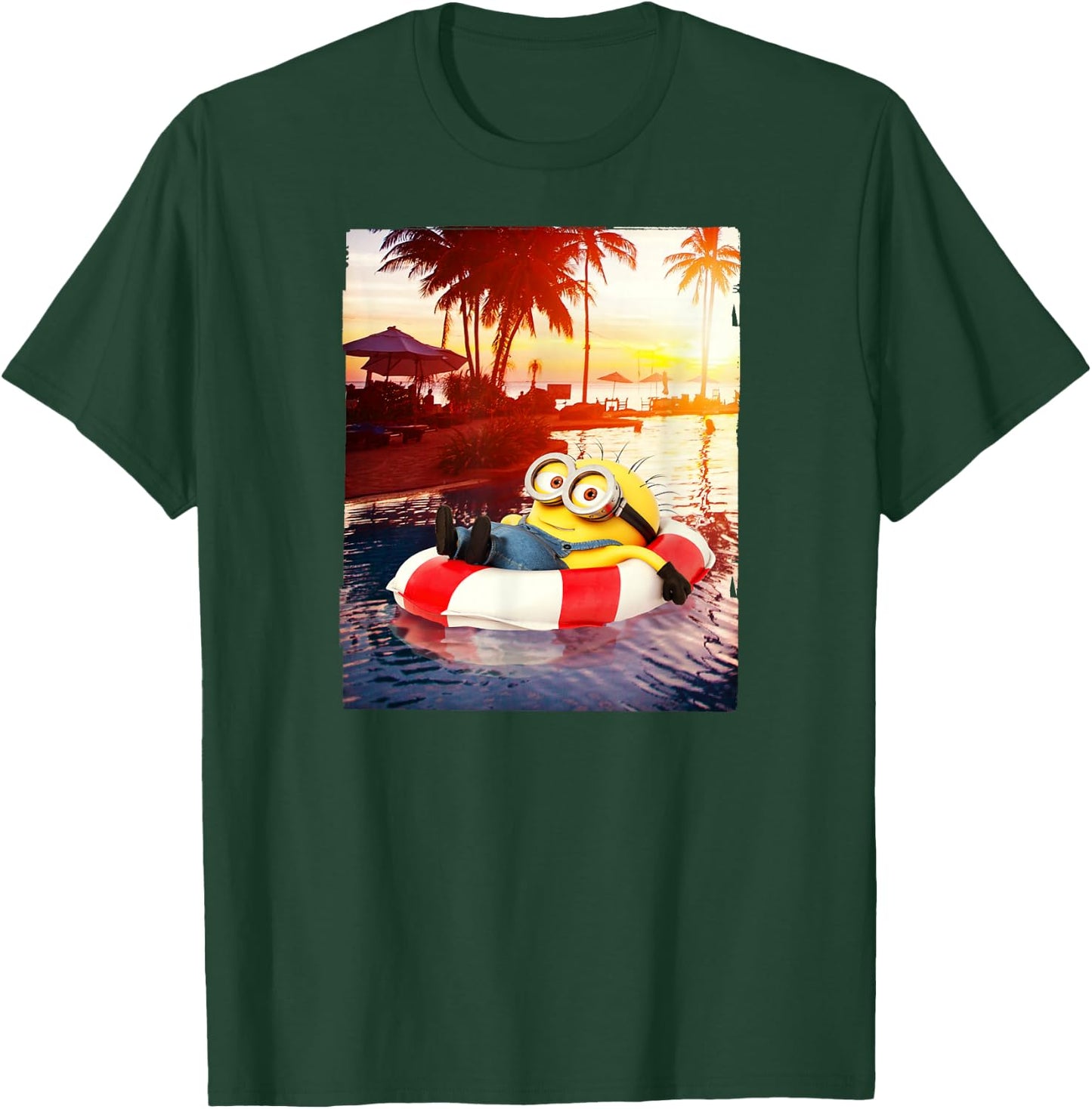 Despicable Me Minions Jerry Sunset Float Graphic T-Shirt - T-Shirt | Forest