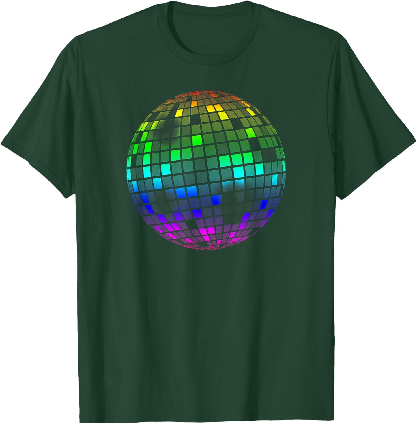 Vintage Disco Ball Retro Gift T-Shirt - T-Shirt | Forest