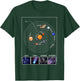 Solar System Graphic Cool Astronomy Scientist Gift T-Shirt - T-Shirt | Forest