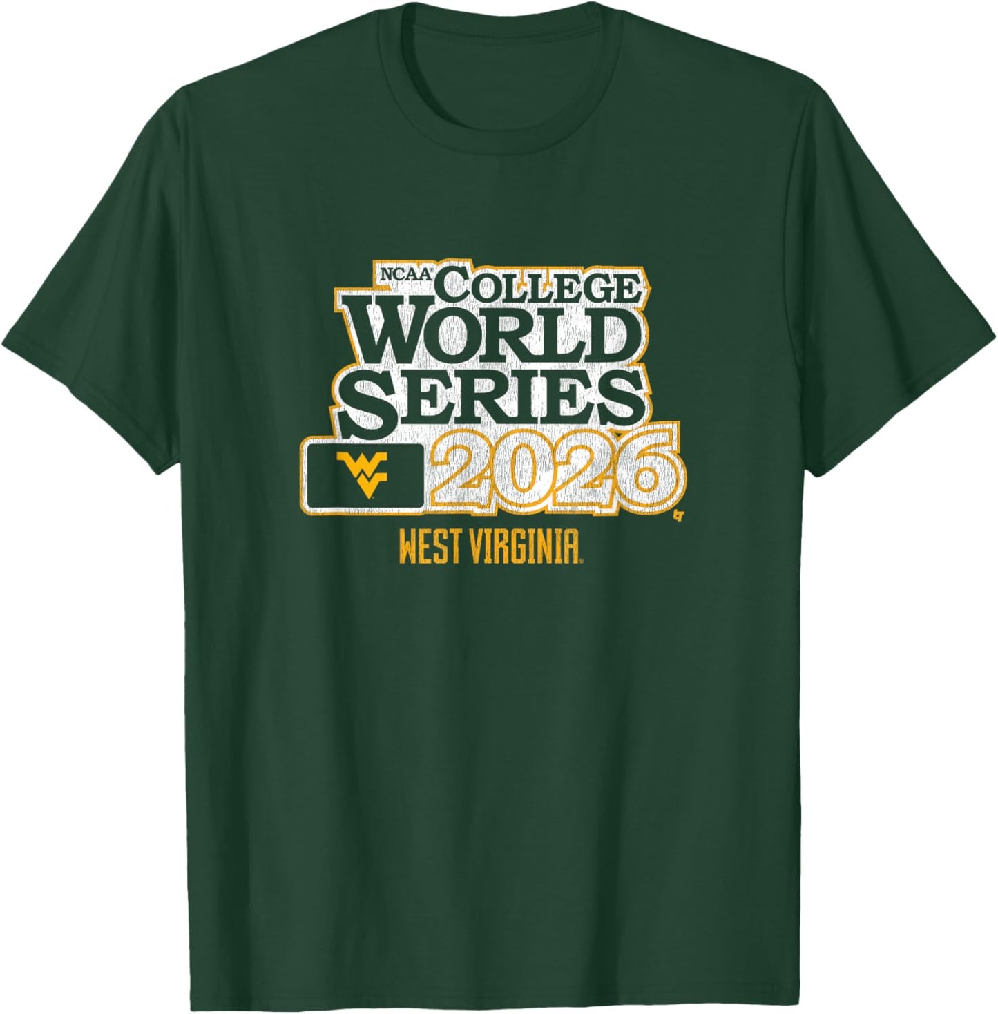 2026 College World Series - West Virginia Baseball T-Shirt - T-Shirt | Forest