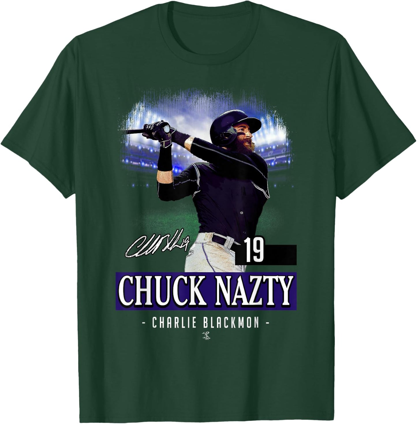 Charlie Blackmon - Apparel T-Shirt - T-Shirt | Forest