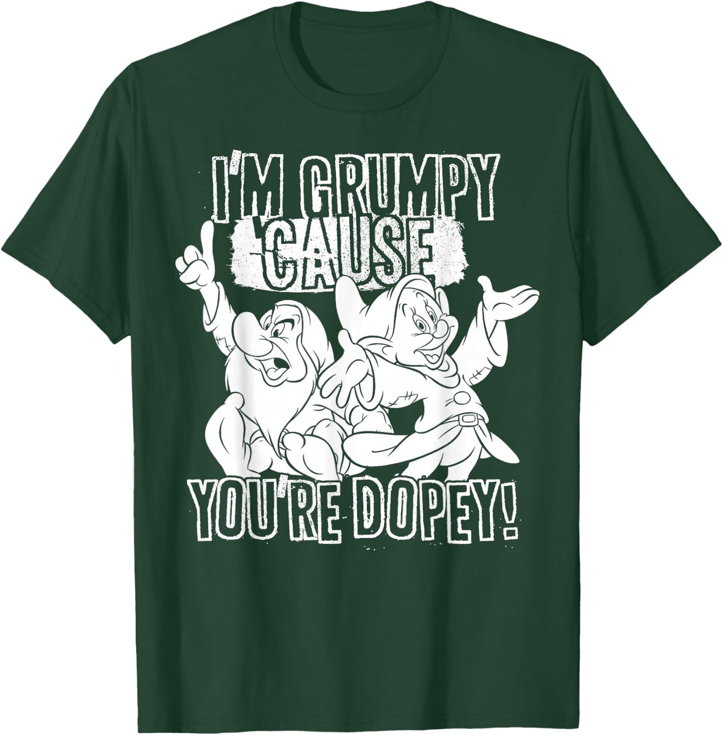 Disney Snow White Grumpy Cause You're Dopey Graphic T-Shirt - T-Shirt | Forest