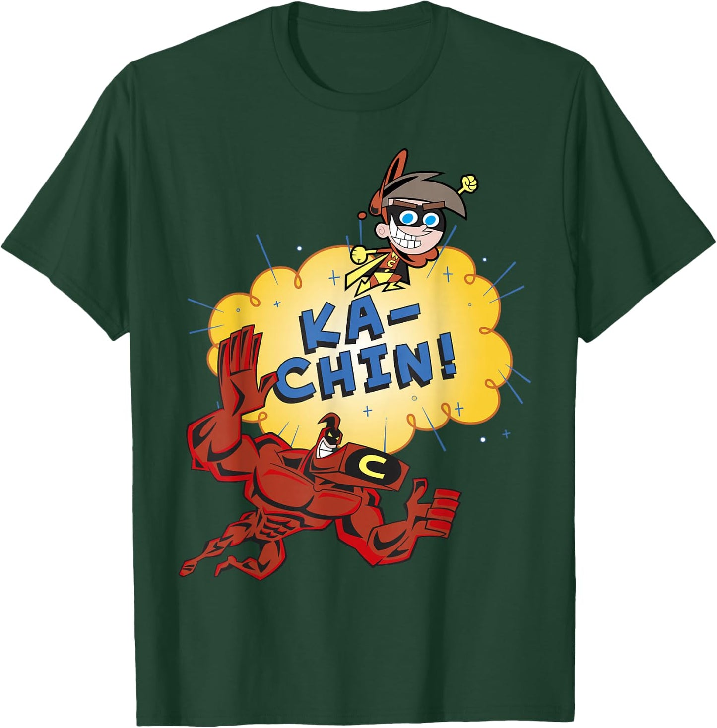 The Fairly OddParents Crimson Chin And Cleft Ka-Chin T-Shirt - T-Shirt | Forest