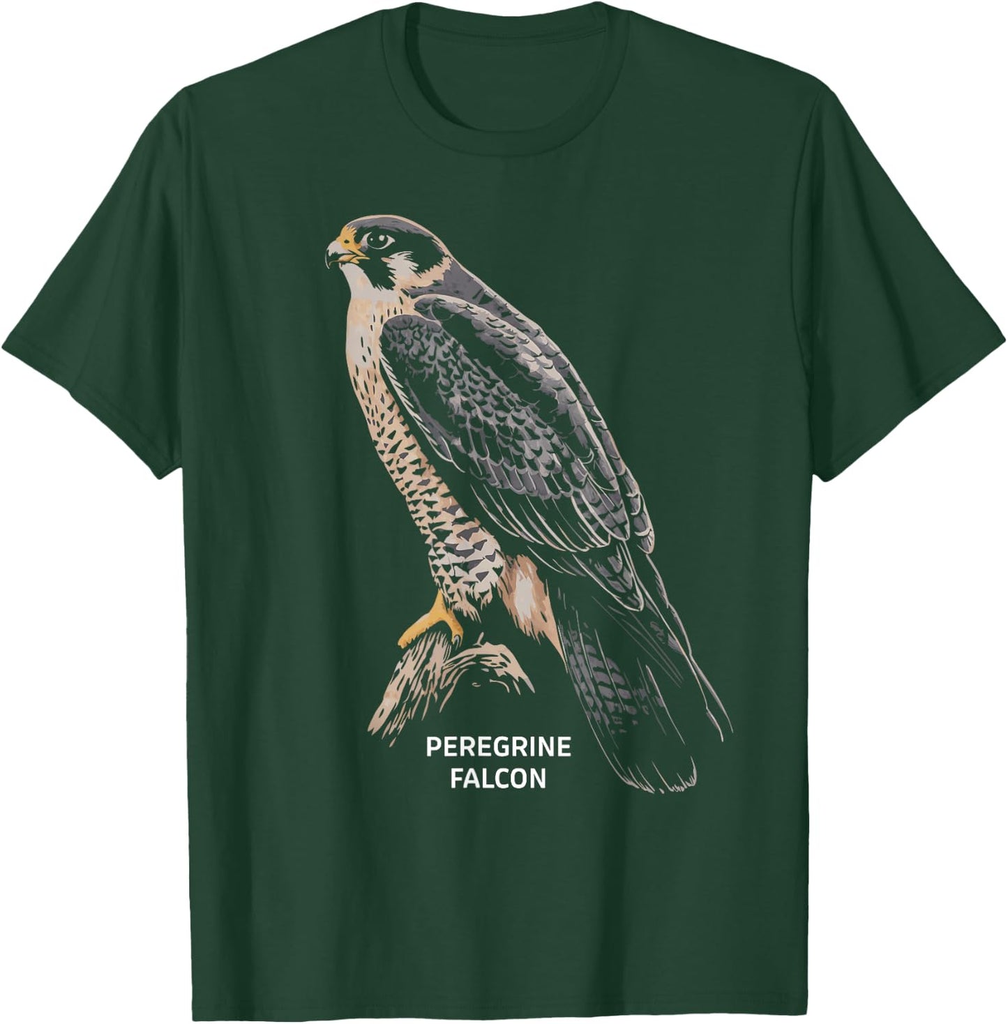 Bird Of Prey Peregrine Falcon T-Shirt - T-Shirt | Forest