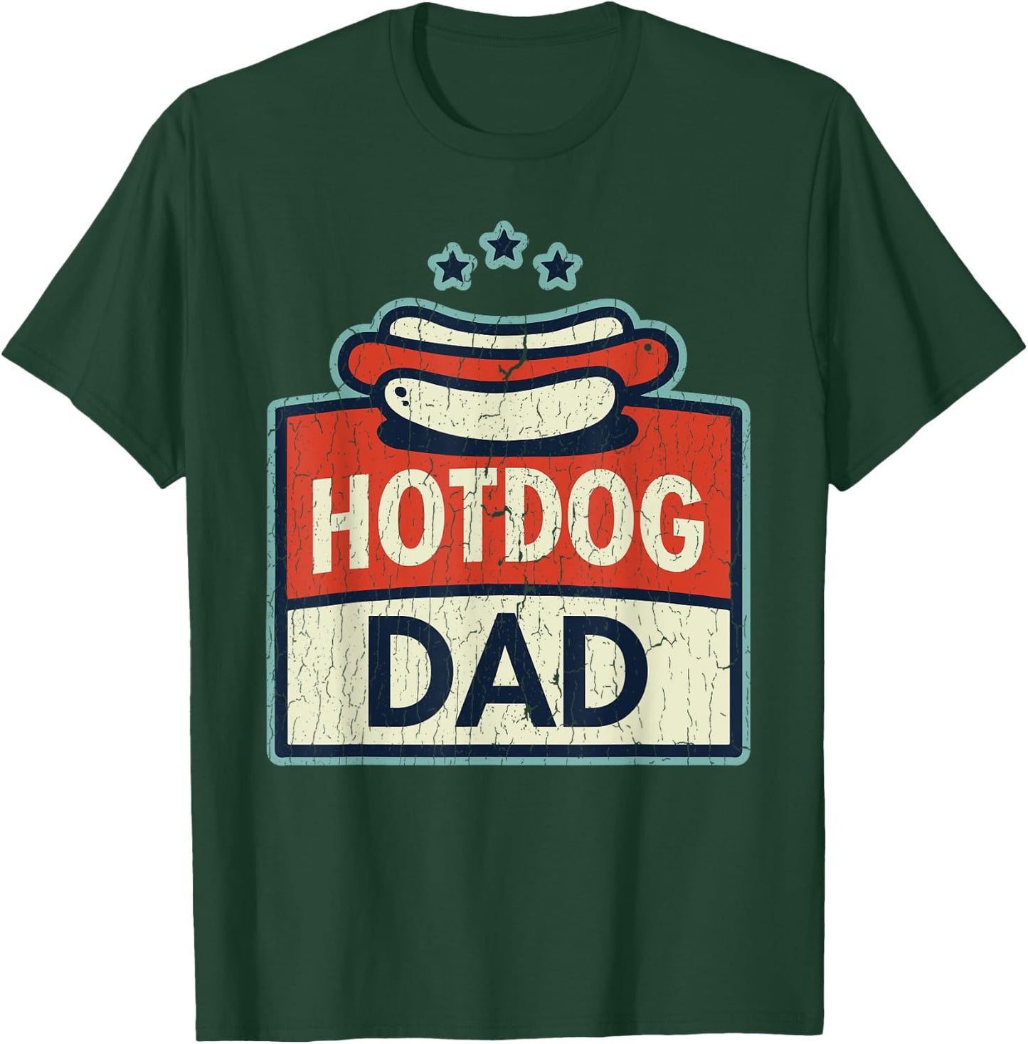 Funny Hotdog Dad Hot Dog Outfit Clothes Gift Father T-Shirt - T-Shirt | Forest
