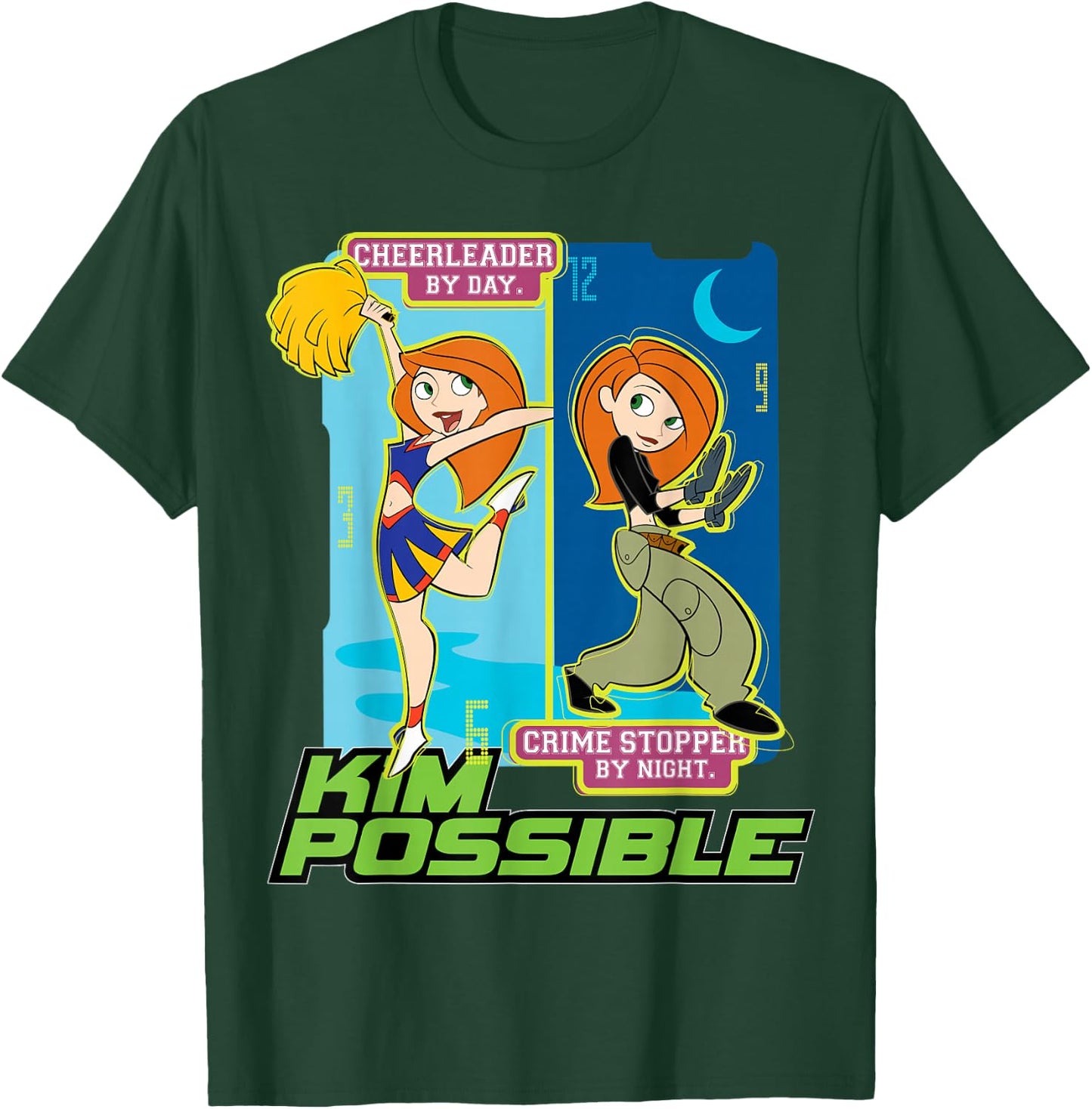 Kim Possible - Cheerleader and Crime Stopper T-Shirt - T-Shirt | Forest