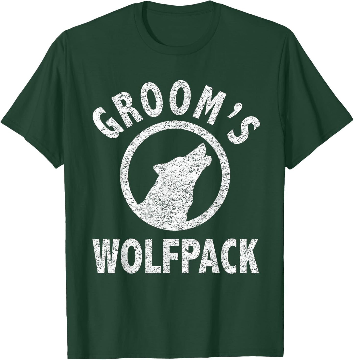 Grooms Wolfpack Shirt | Bachelor Party Group Shirts T-Shirt - T-Shirt | Forest