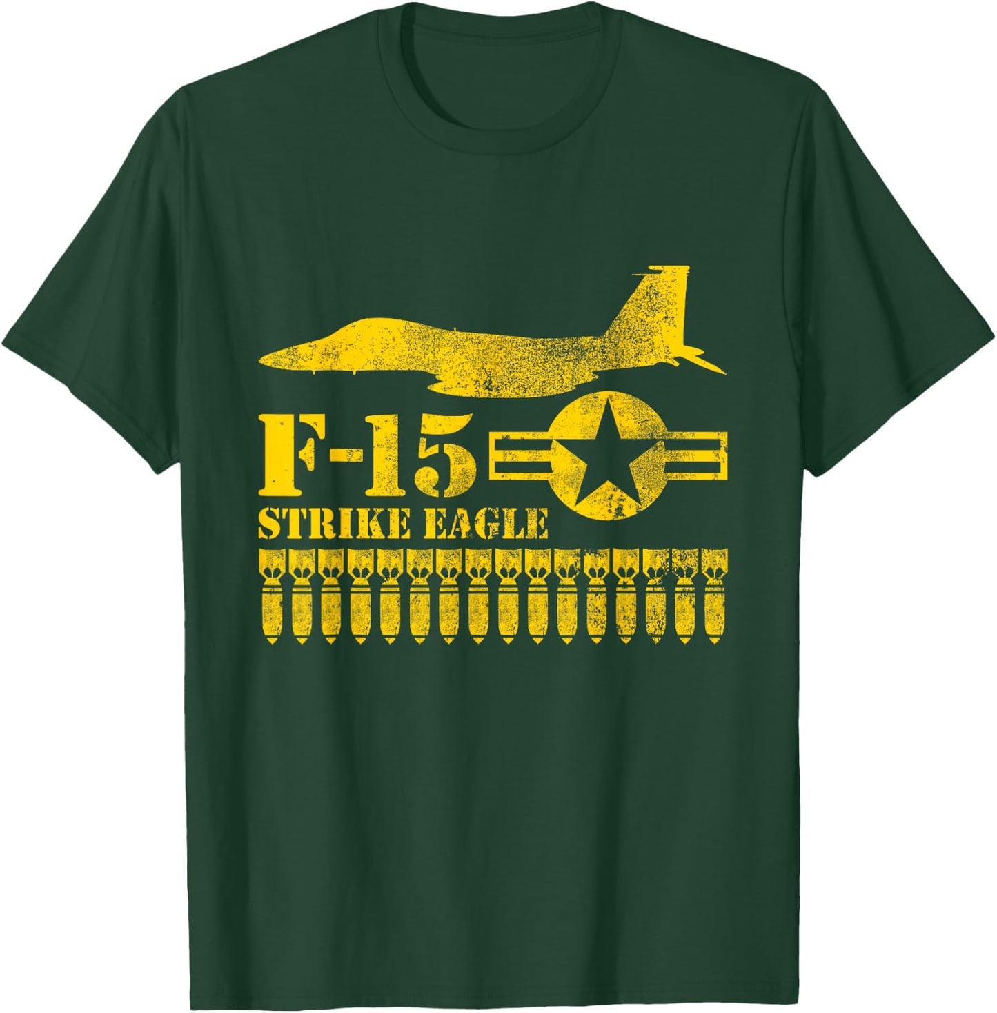 F-15 Strike Eagle Air Force T shirt T-Shirt - T-Shirt | Forest