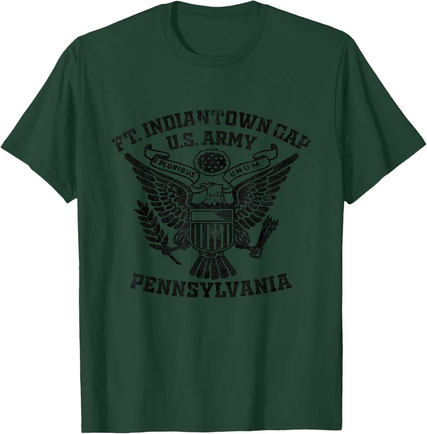 Fort Indiantown Gap US Military Base Pennsylvania PA Veteran T-Shirt - T-Shirt | Forest