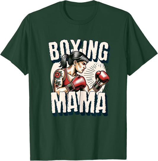 Muay thai fighter mma vintage mama T-Shirt - T-Shirt | Forest