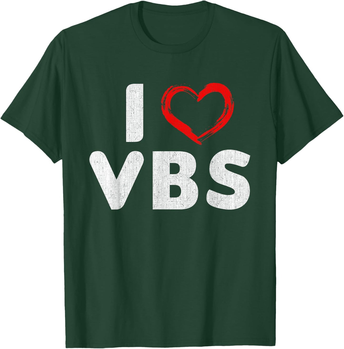 VBS I love Vacation Bible School Christian Church Shirt T-Shirt - T-Shirt | Forest