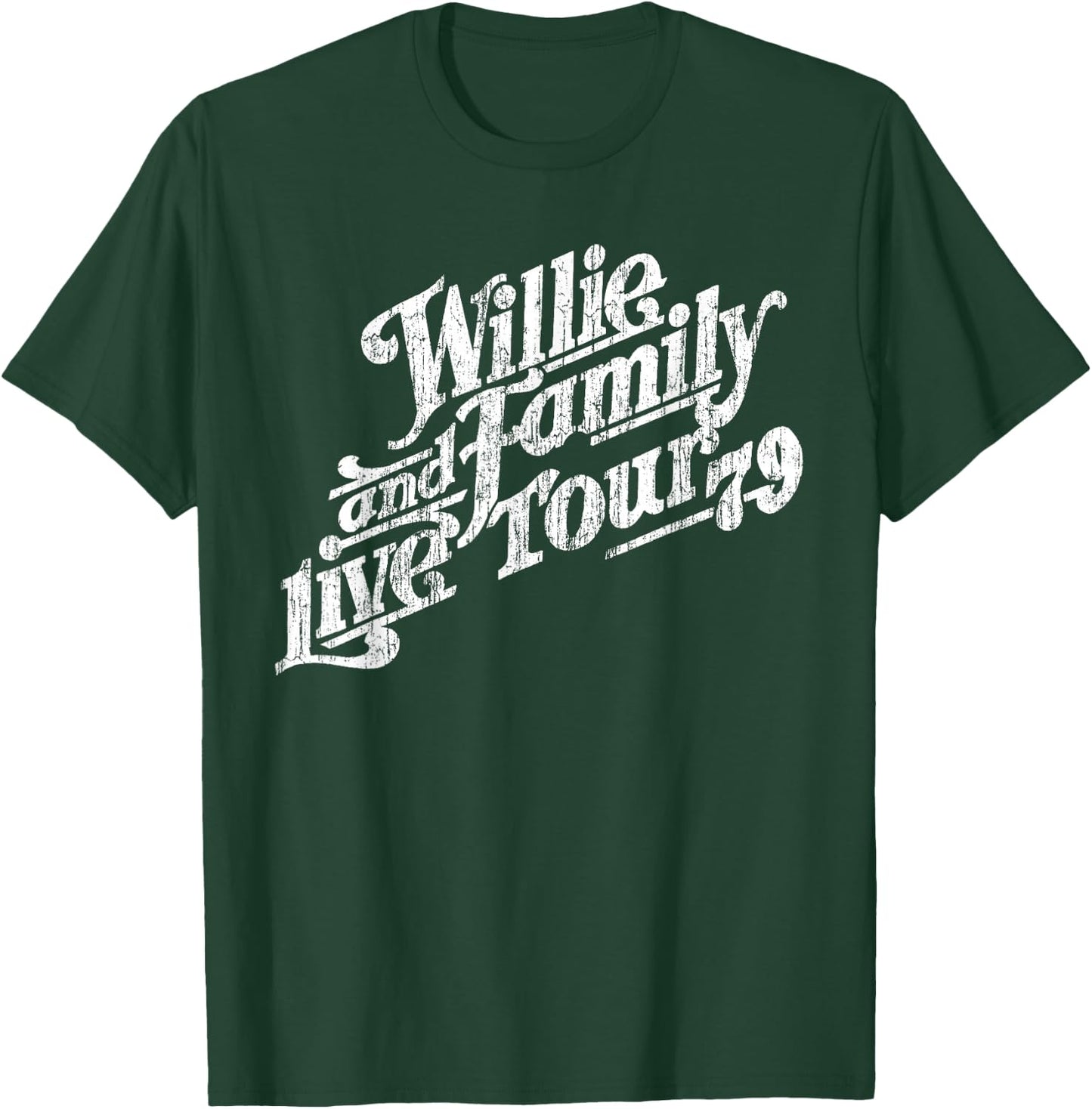 Willie and Family Live Tour 79 T-Shirt - T-Shirt | Forest