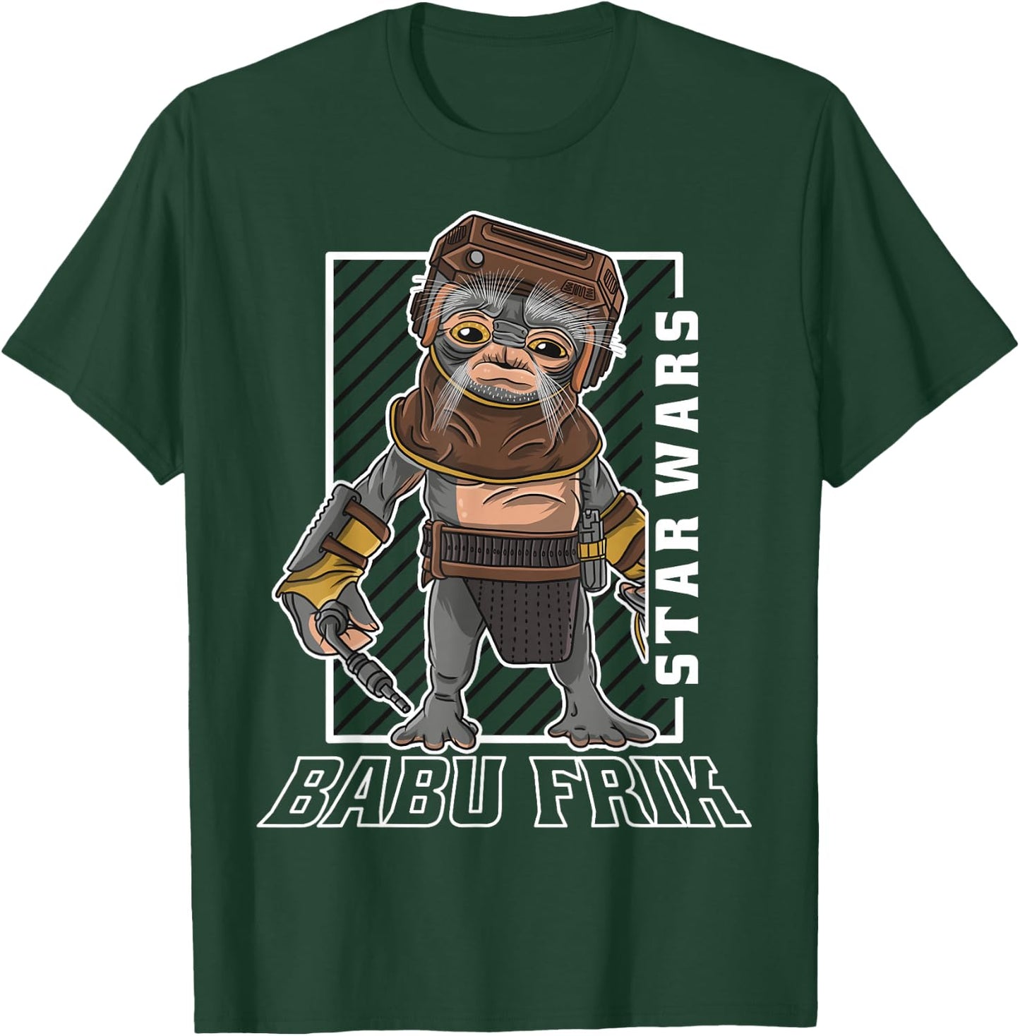 Star Wars The Rise Of Skywalker Babu Frik Portrait T-Shirt - T-Shirt | Forest