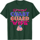 Proud US Coast Guard Wife US Flag Dog Tags Military Spouse Men Women T-Shirt - T-Shirt | Forest