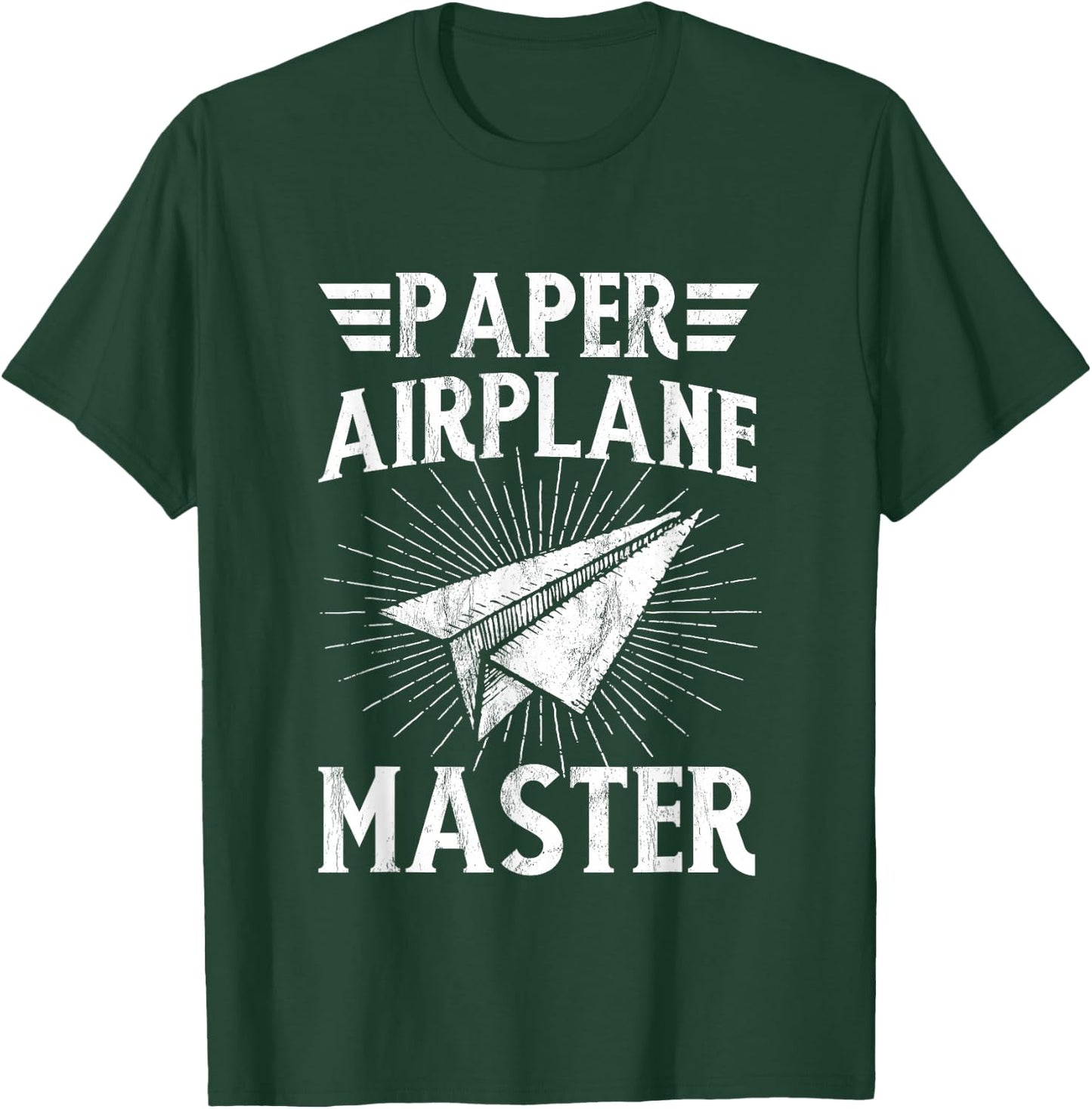 Paper Airplane Master Classroom Teacher T-Shirt - T-Shirt | Forest