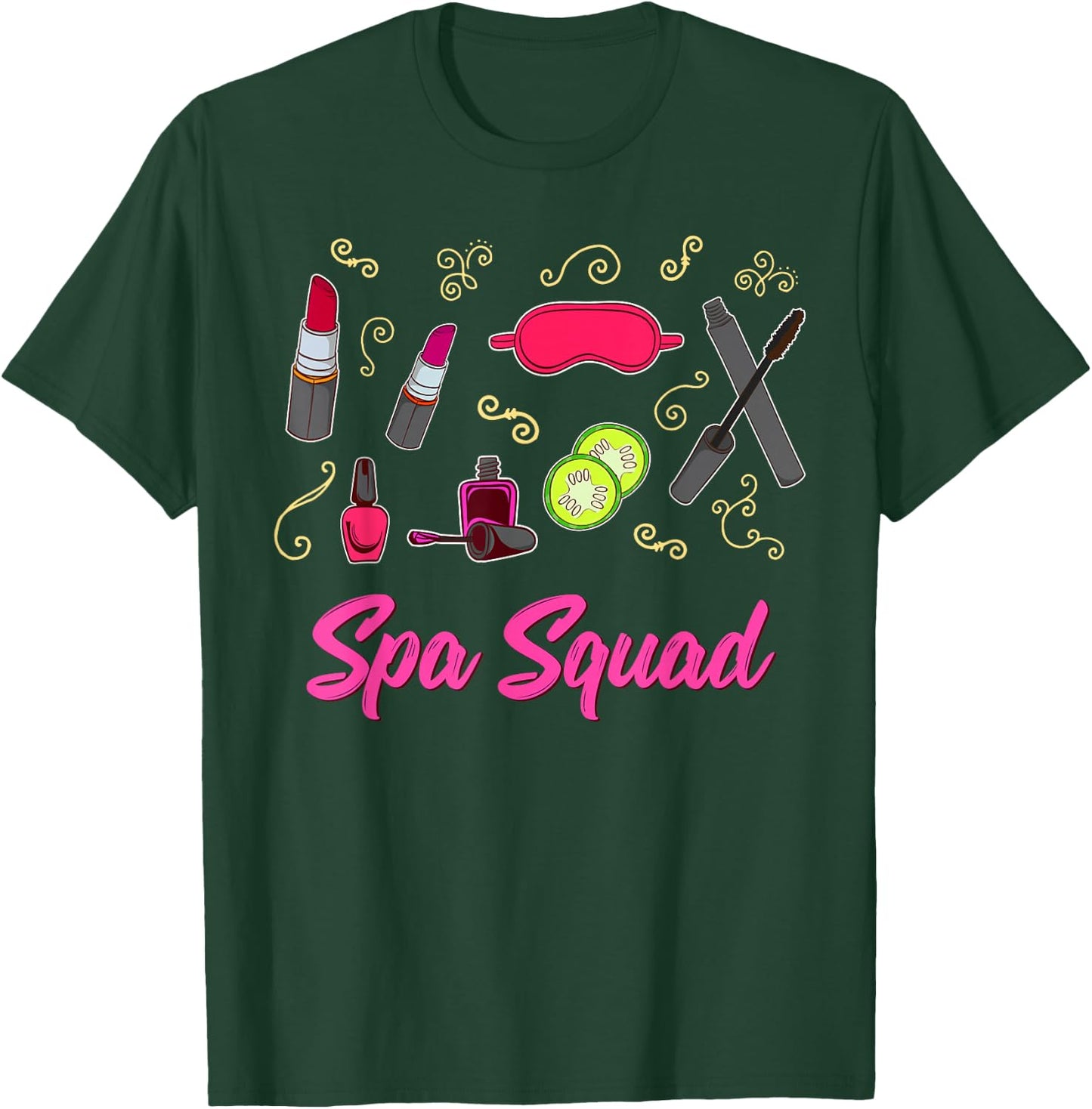 Spa Birthday Shirt - Spa Squad Shirt T-Shirt - T-Shirt | Forest