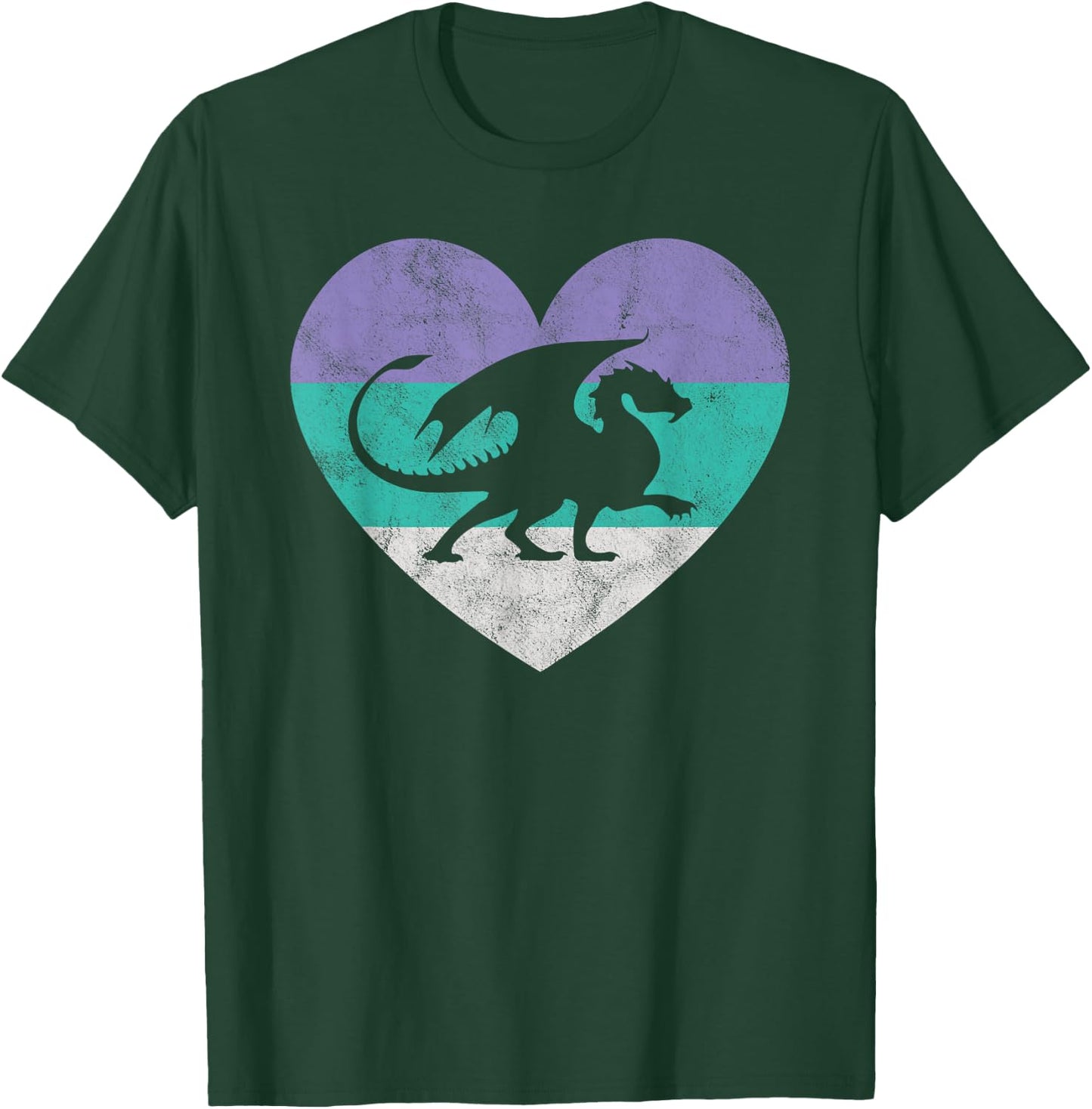 Dragon Gift Shirt & Girls Retro Cute T-Shirt - T-Shirt | Forest