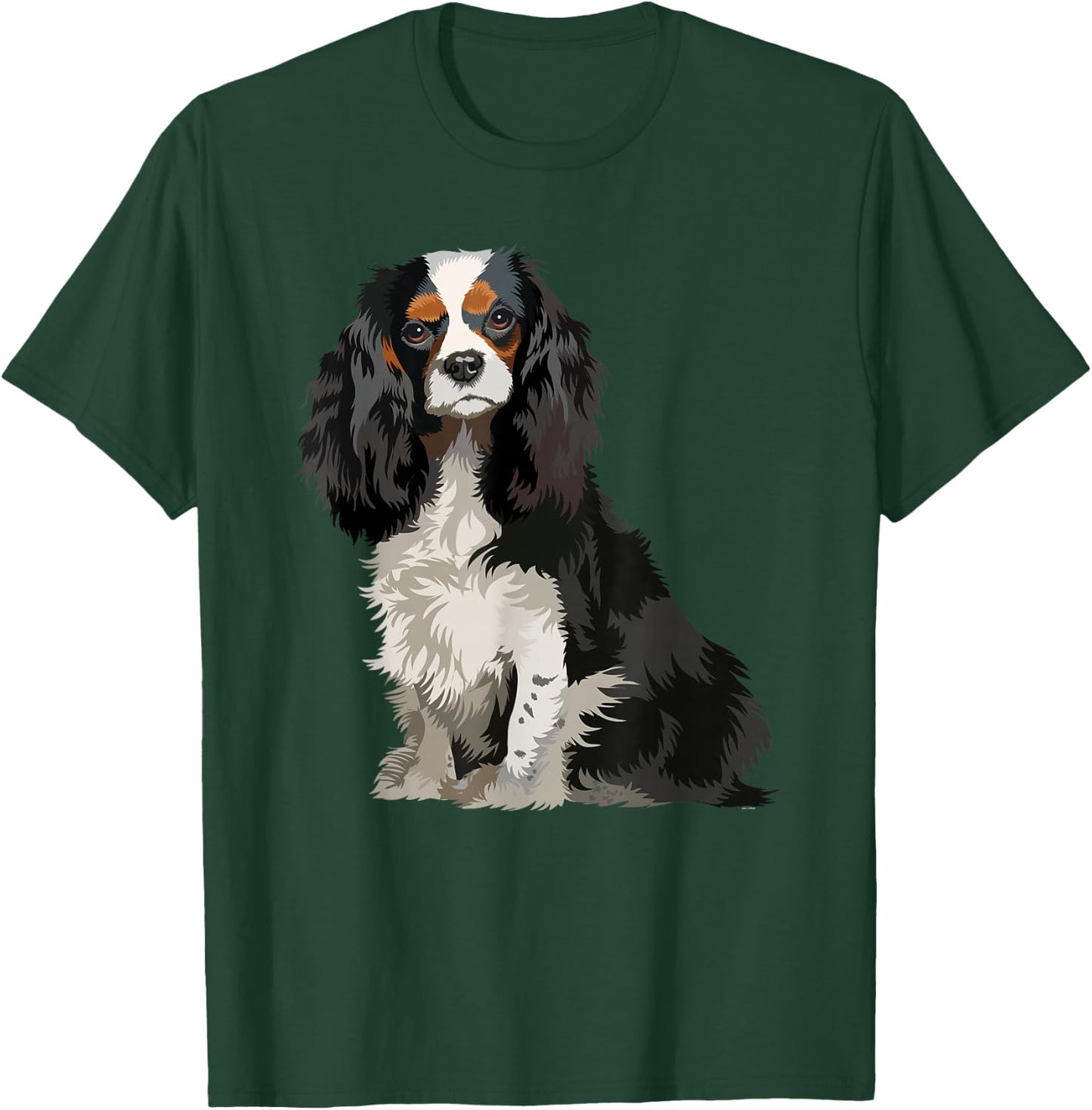 Cavalier King Charles Spaniel Gifts Dog pop Art T-Shirt - T-Shirt | Forest