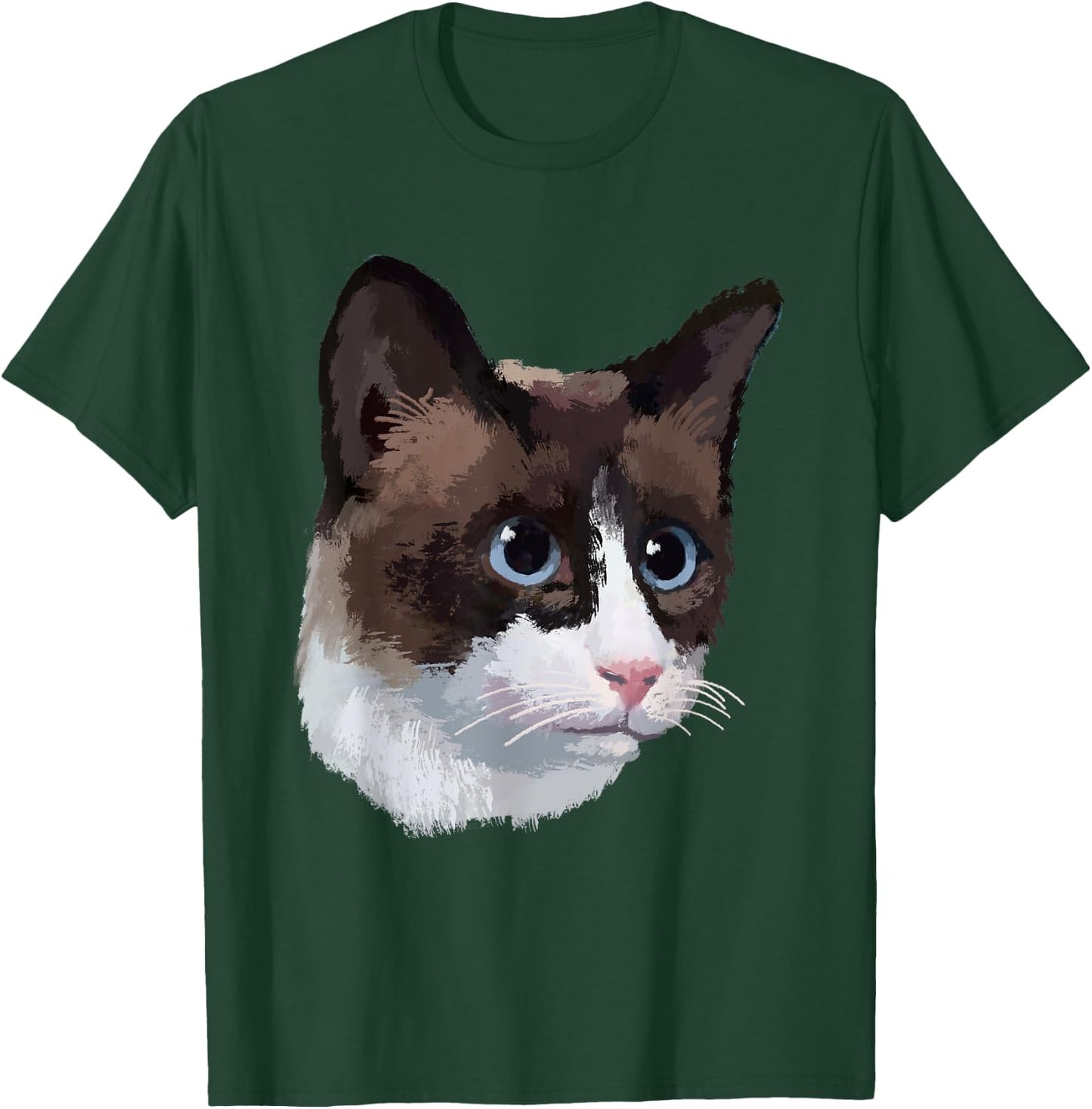 Snowshoe Cat T Shirt Men Women Kids T-Shirt - T-Shirt | Forest