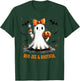 Boo Jee Ghost Drinking Coffee Coquette Bow Halloween Women T-Shirt - T-Shirt | Forest