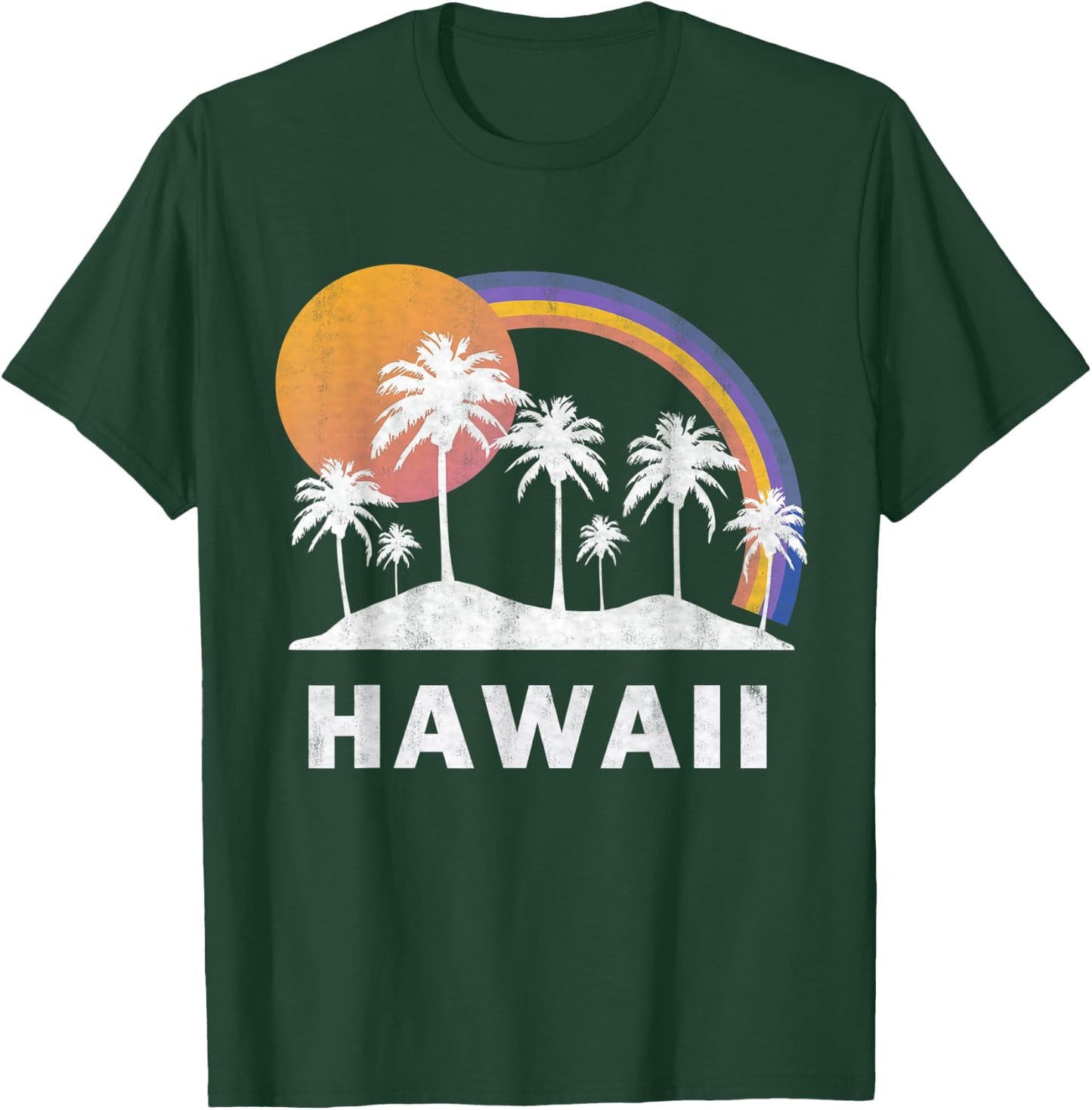Hawaiian Shirt Vintage Hawaii T-Shirt - T-Shirt | Forest