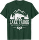 Lake Tahoe California - Bear Mountains Nature Camping Gift T-Shirt - T-Shirt | Forest
