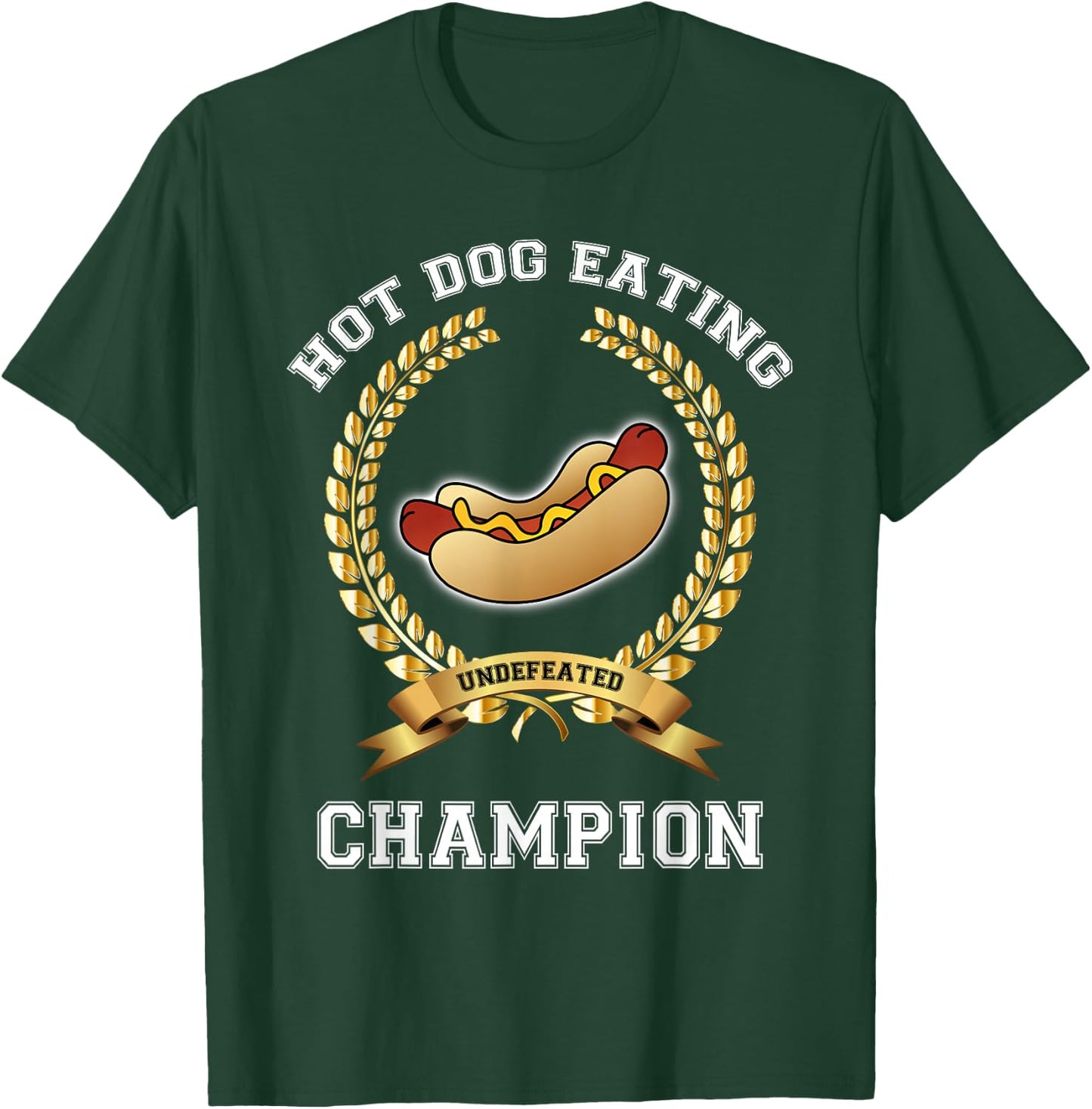 Hotdog Eating Contest Shirt Hot Dog Lover Gift T-Shirt - T-Shirt | Forest