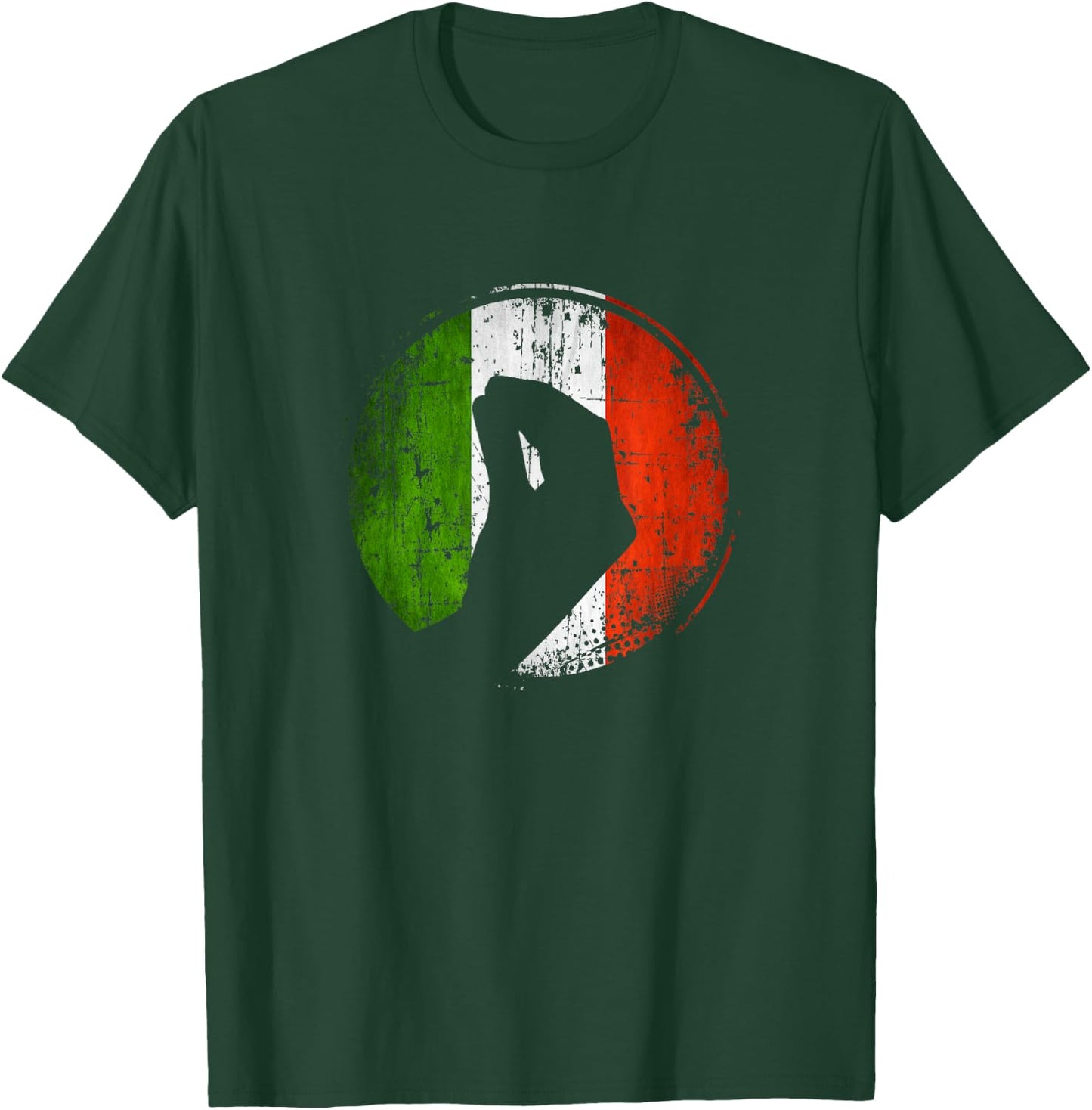 Italian Flag with Pointy Hand Gesture capeesh? Funny Gift T-Shirt - T-Shirt | Forest