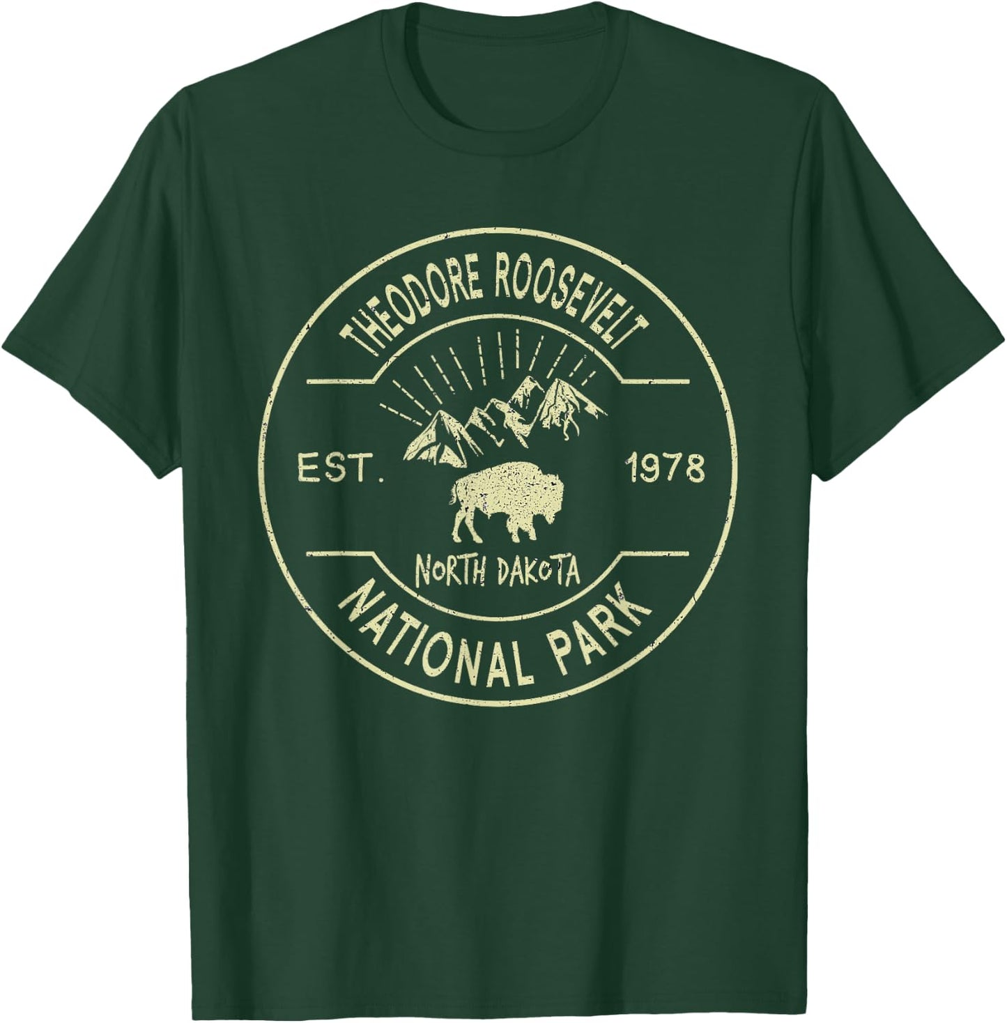 Theodore Roosevelt National Park Shirt North Dakota Hiking T-Shirt - T-Shirt | Forest
