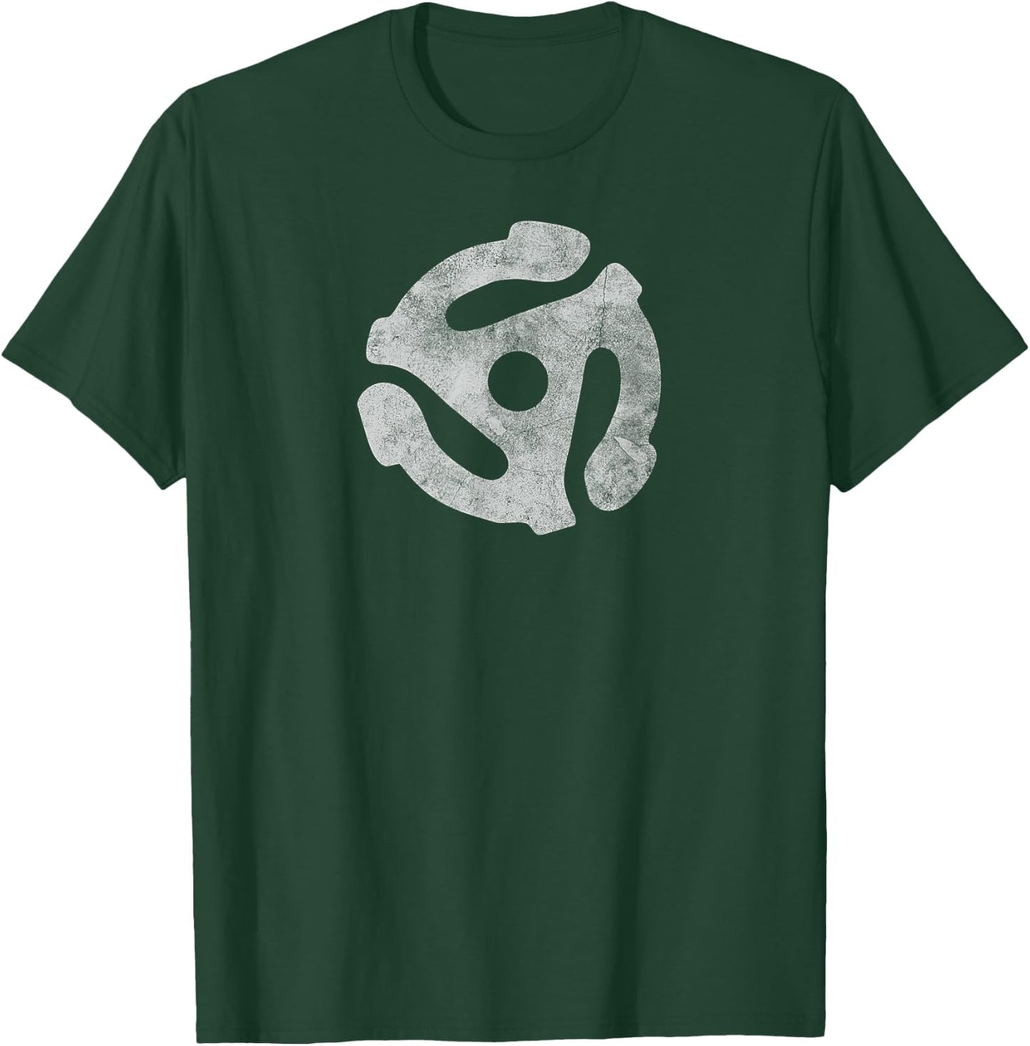 Vintage 45 RPM Adapter T-Shirt - T-Shirt | Forest