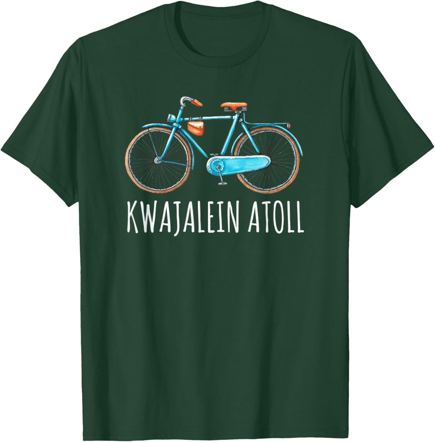 Kwajalein Atoll Shirt Marshall Islands Bicycle Bike T-Shirt - T-Shirt | Forest