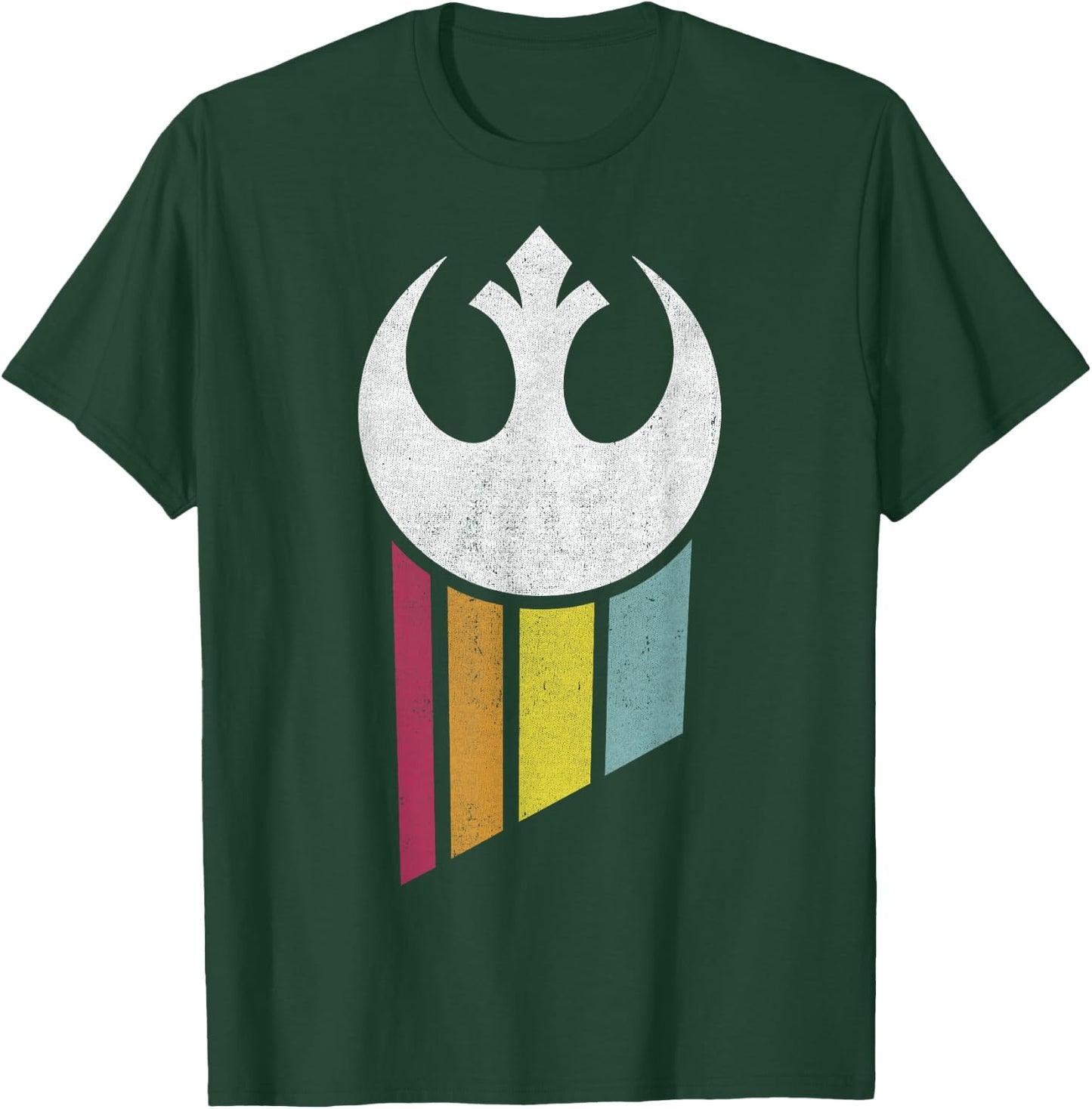 Star Wars Rebel Rainbow Logo Graphic T-Shirt - T-Shirt | Forest