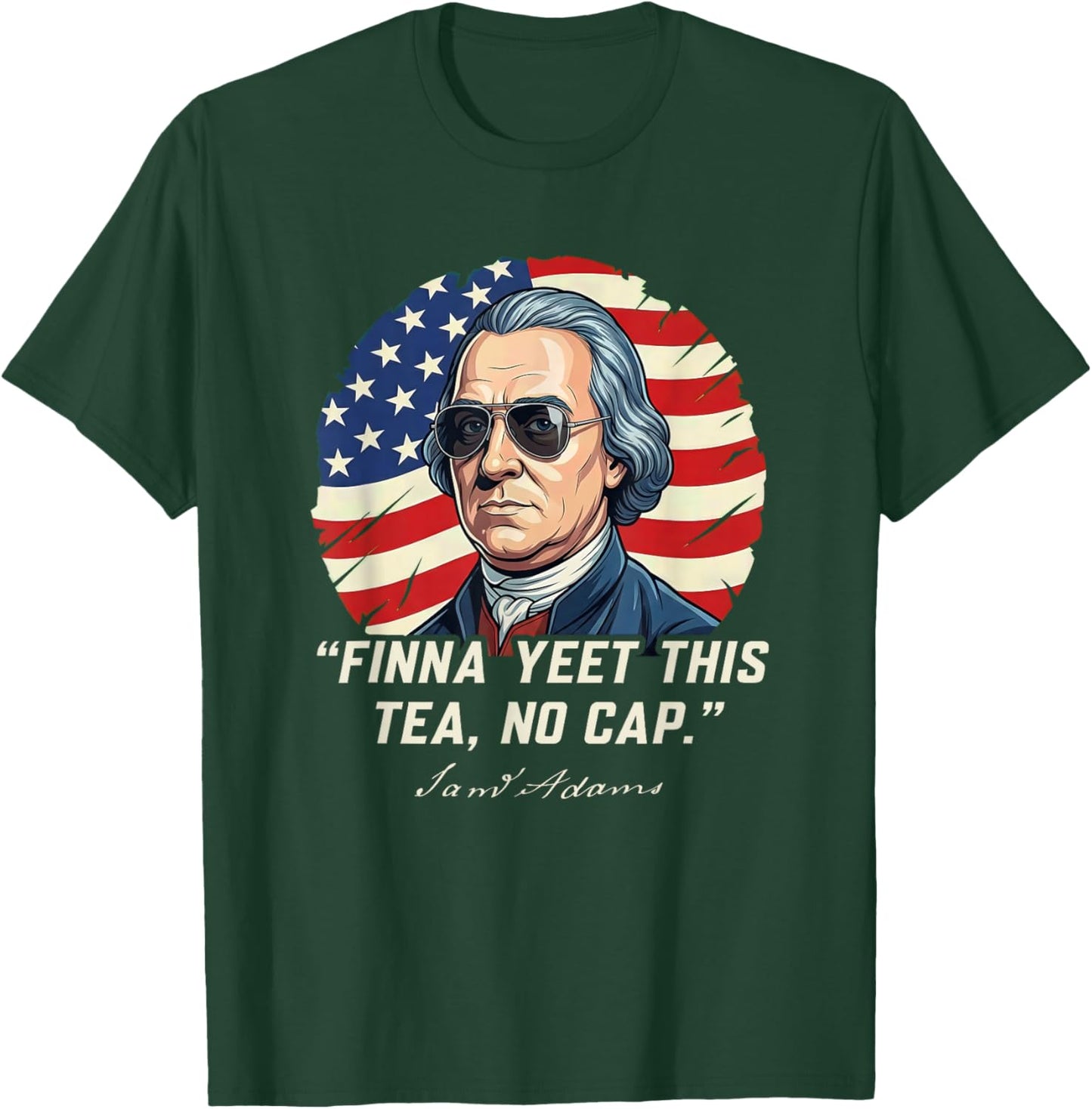 Finna Yeet This Tea No Cap Funny American T-Shirt - T-Shirt | Forest