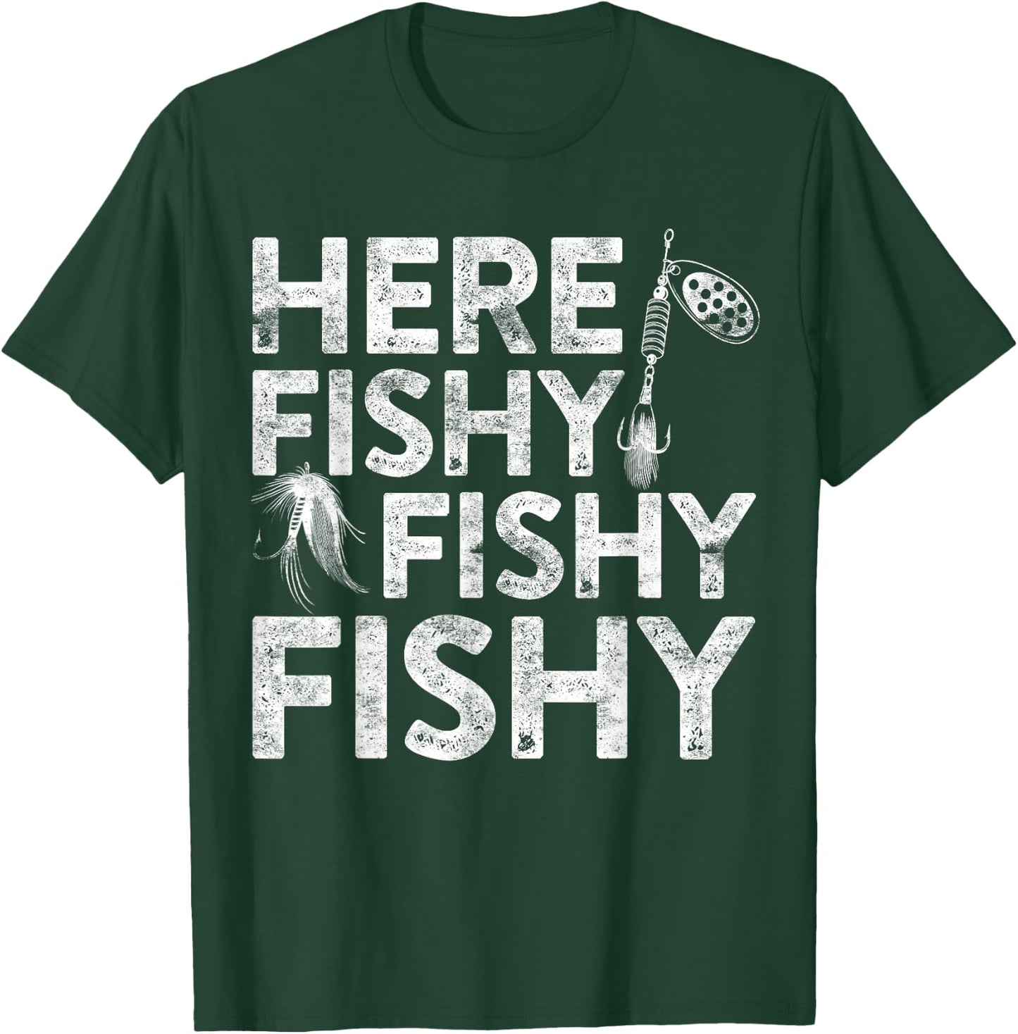 Okana-chan here ! Funny Fisherman T-Shirt - T-Shirt | Forest