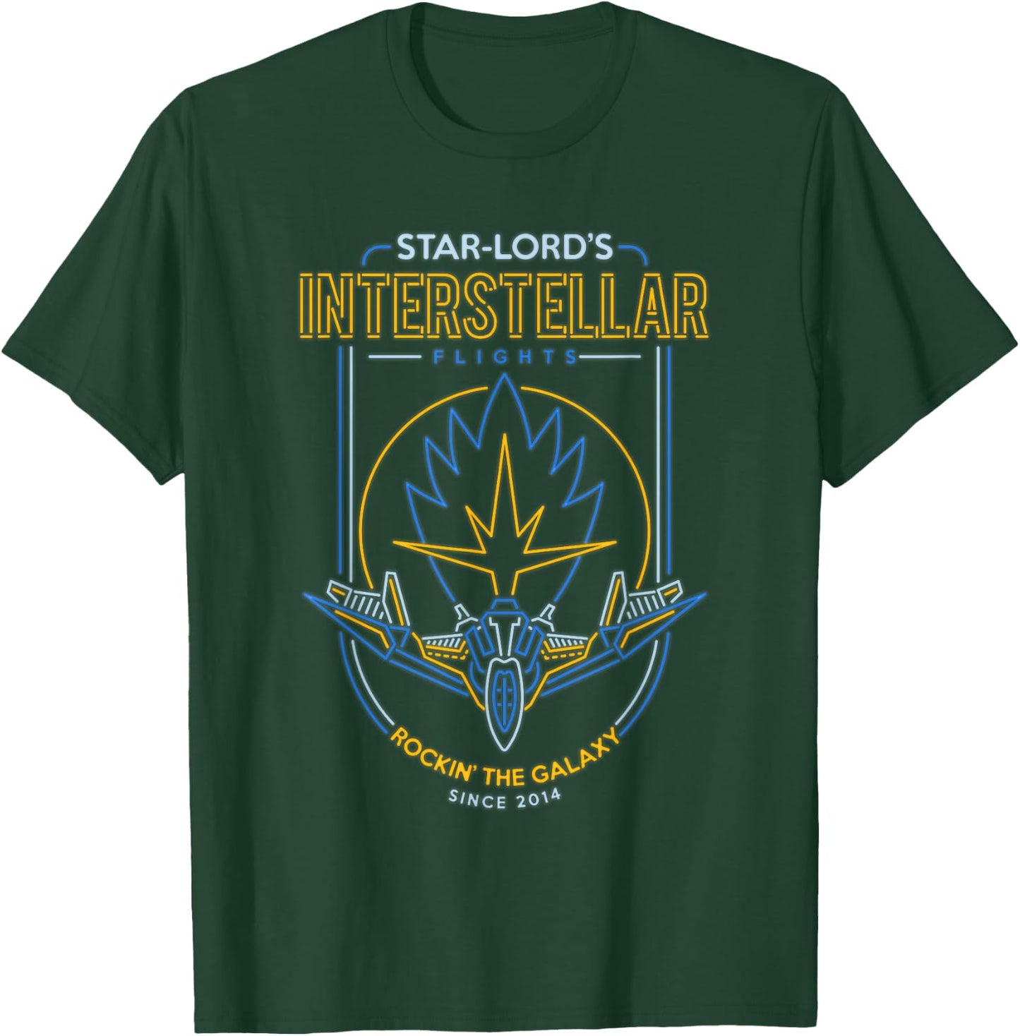 Marvel Guardians of The Galaxy Star-Lord Flight T-Shirt - T-Shirt | Forest