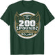 200 Pound Bench Press Club for Weightlifter Gym T-Shirt - T-Shirt | Forest