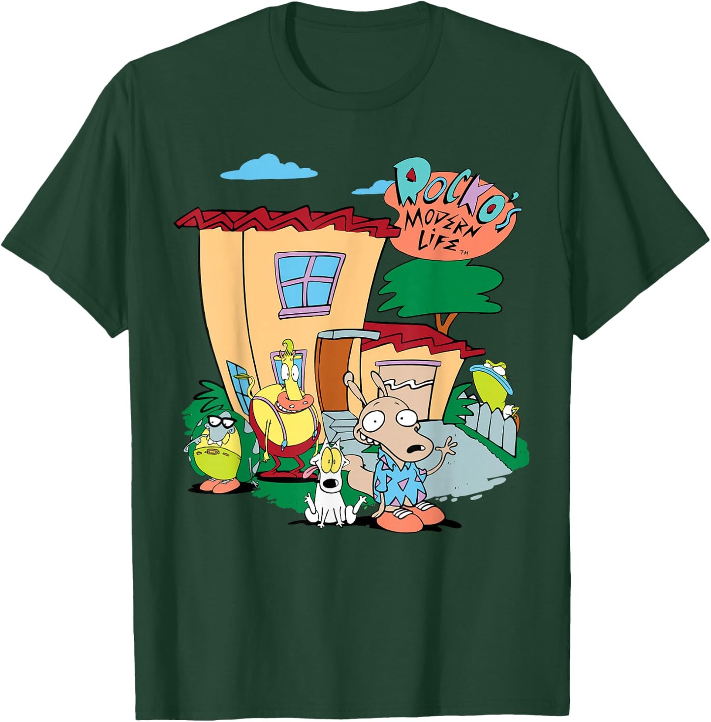 Rocko's Modern Life House Poster T-Shirt - T-Shirt | Forest