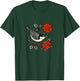 Nuthatch and Scarlet Bloom T-Shirt - T-Shirt | Forest