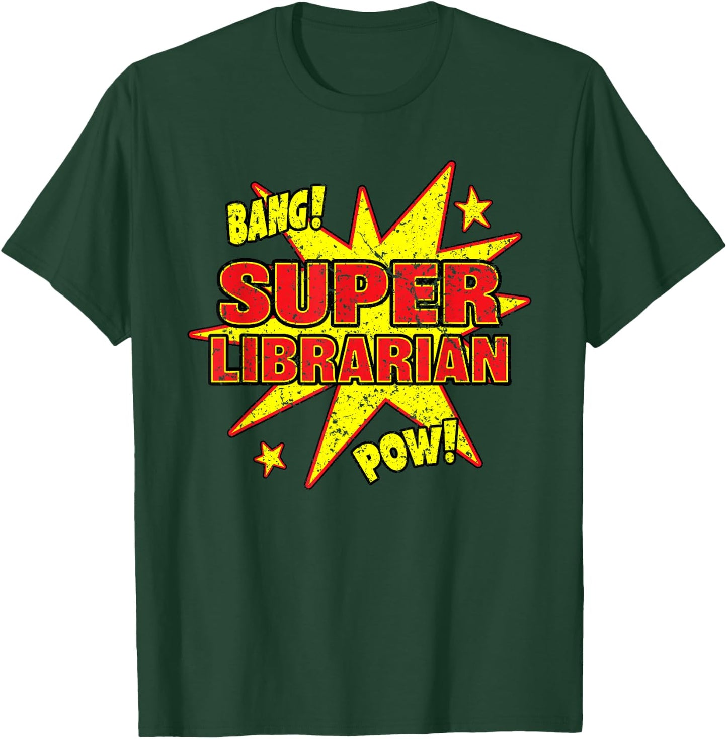 Super Librarian Super Power Public Library T-Shirt - T-Shirt | Forest