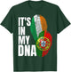 Portuguese And Irish DNA Mix Flag Heritage T-Shirt - T-Shirt | Forest