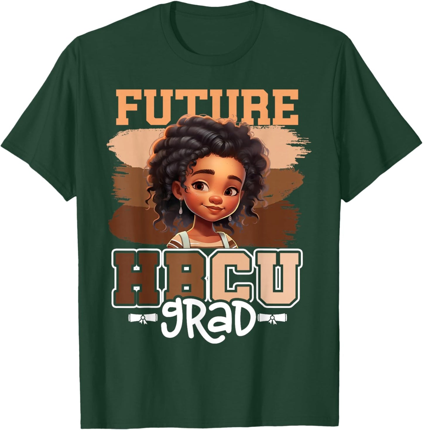 HBCU Historical Black College University Alumni JT Future HBCU Grad Black Girls T-Shirt - T-Shirt | Forest