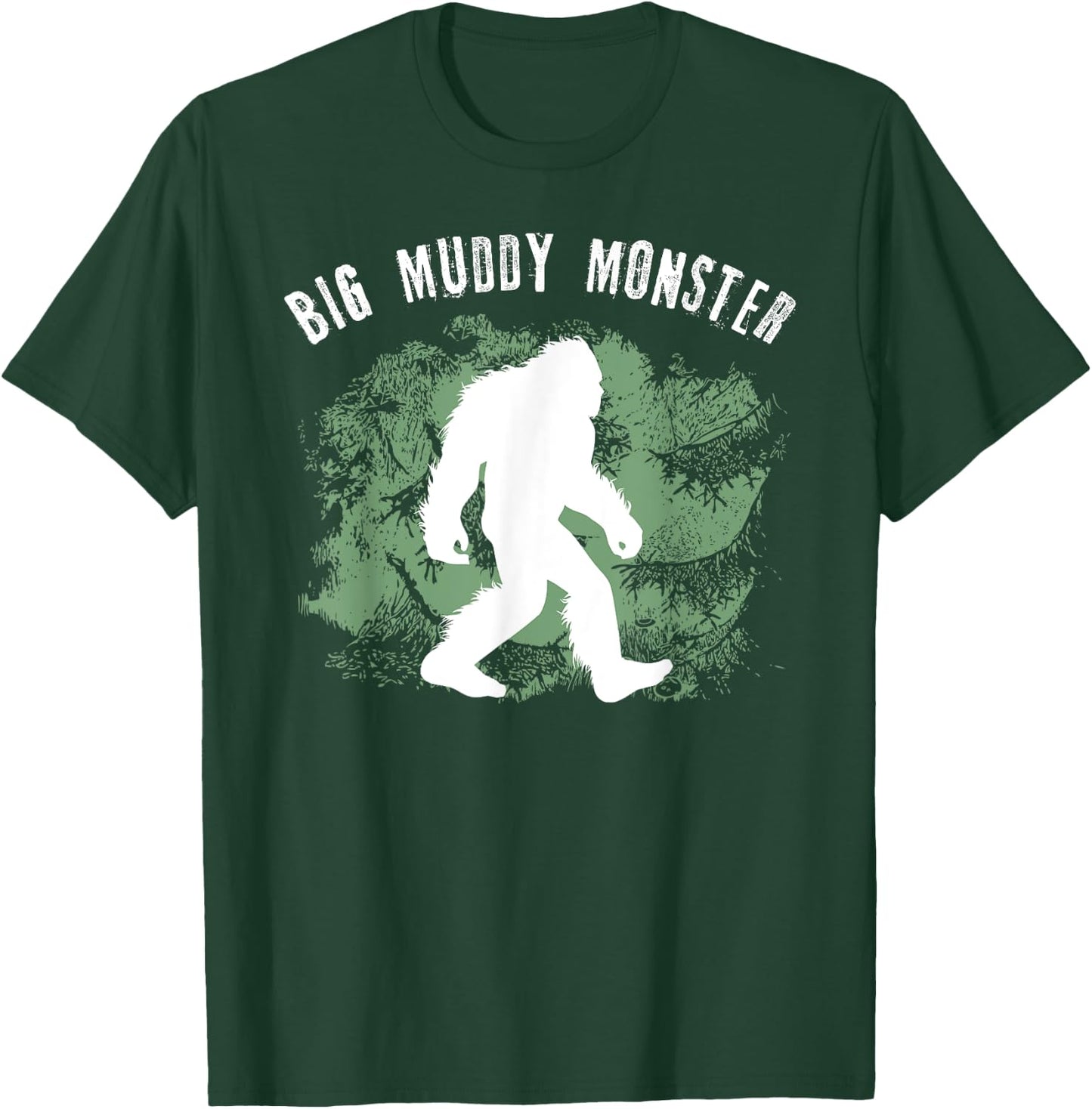 Bigfoot Big Muddy Monster Sasquatch Illinois Cryptid T-Shirt - T-Shirt | Forest