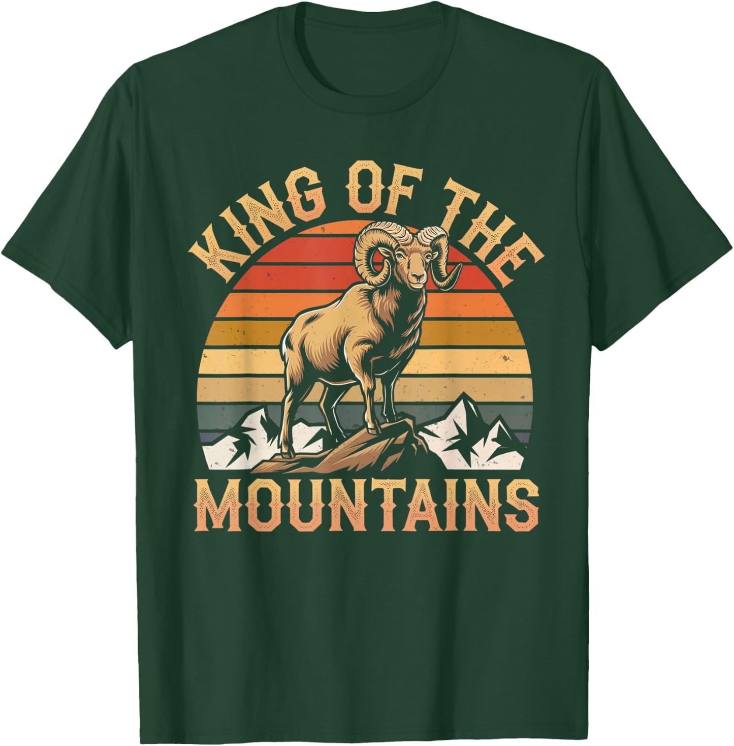 Big Horn Sheep – Iconic Western Wildlife Design T-Shirt - T-Shirt | Forest