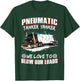 Pneumatic Tanker Yanker Love To Blow Loads Truck Driver T-Shirt - T-Shirt | Forest
