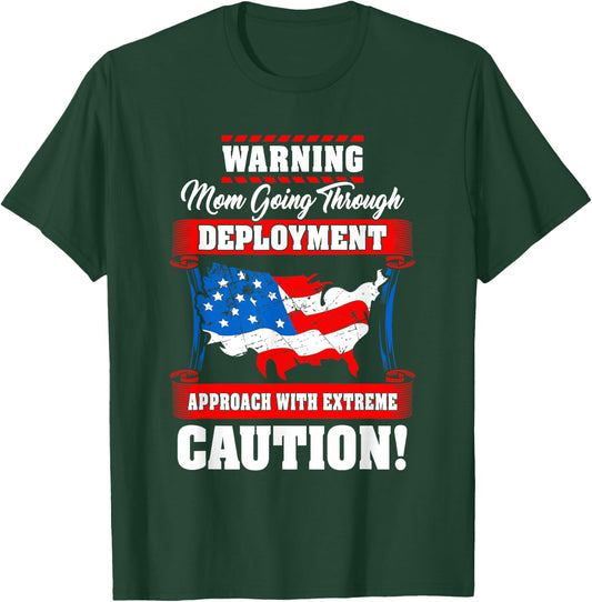 Military Mom Going Through Deployment Deployed Daughter Son T-Shirt - T-Shirt | Forest