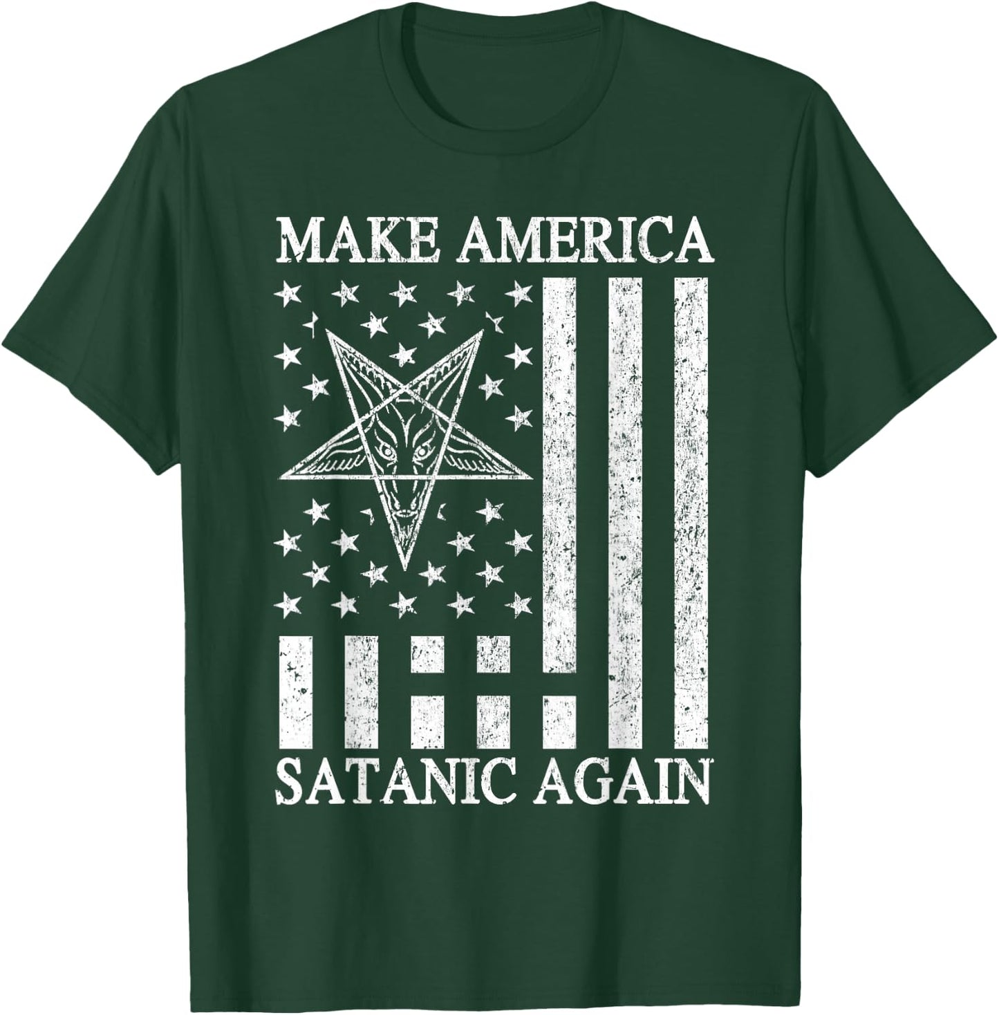 Make America Satanic Great Again Funny Gift T-Shirt - T-Shirt | Forest