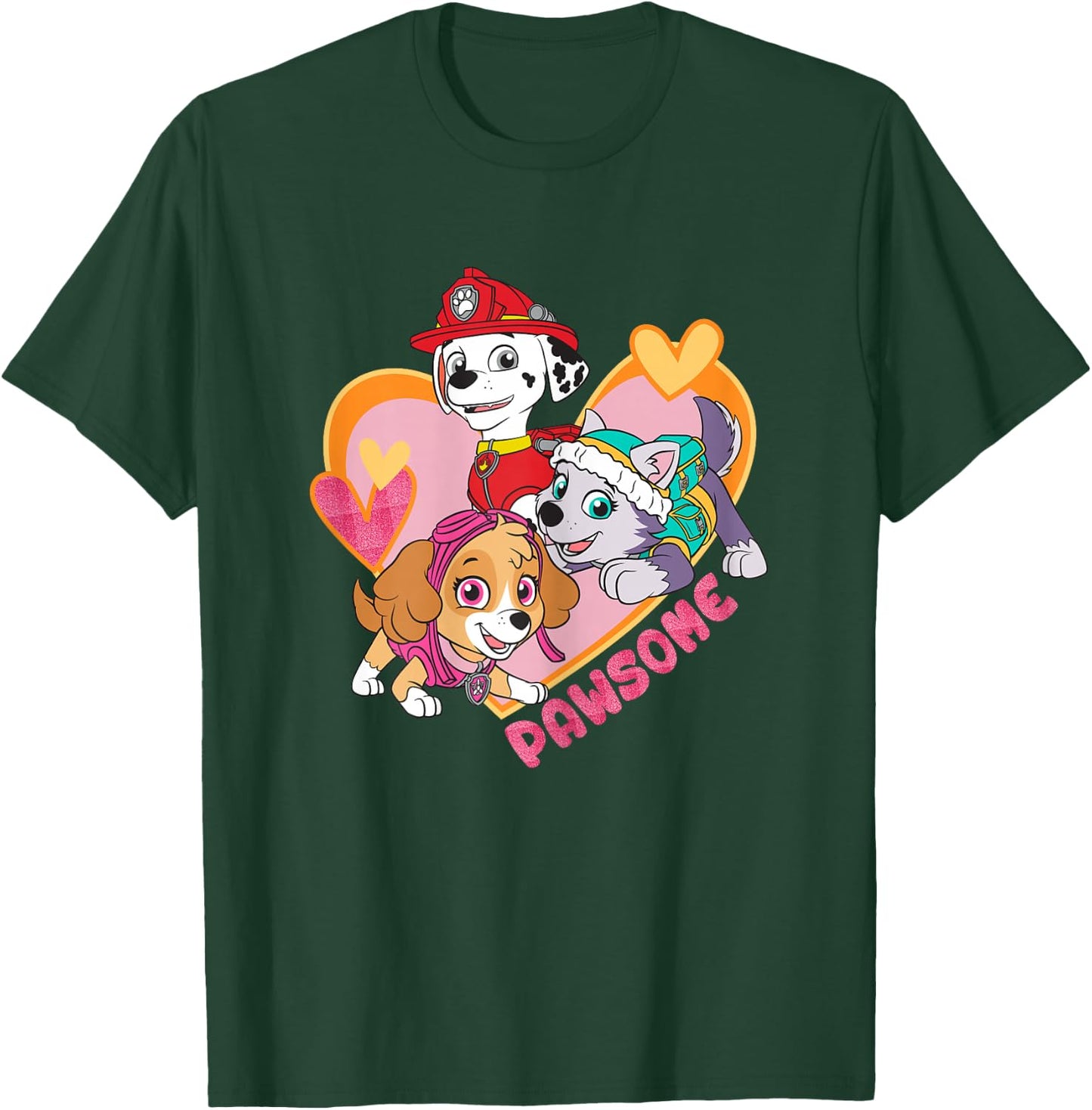 PAW Patrol Pawsome Group T-Shirt - T-Shirt | Forest