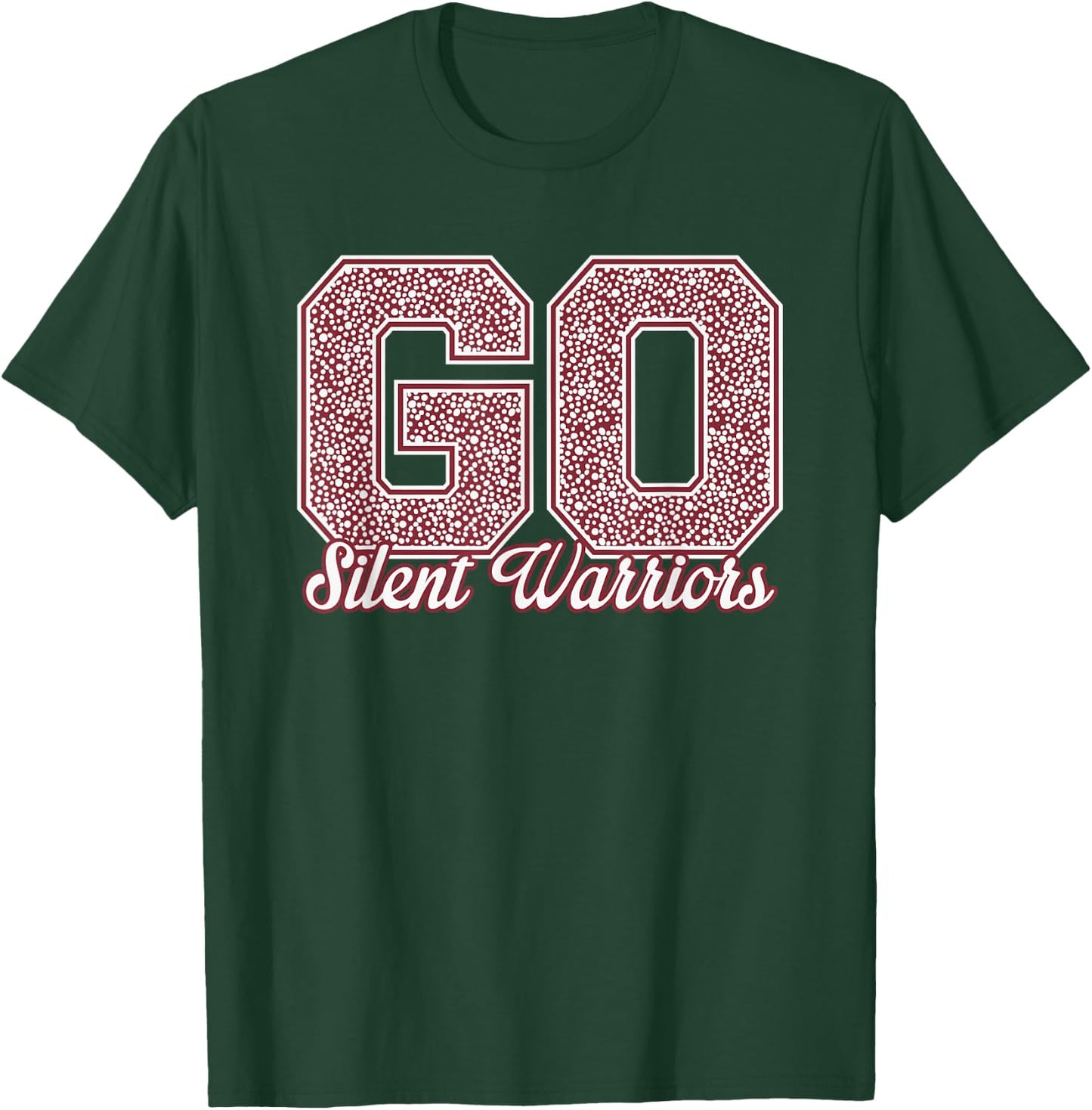 Alabama For The Deaf Silent Warriors GO! School Pride T-Shirt - T-Shirt | Forest